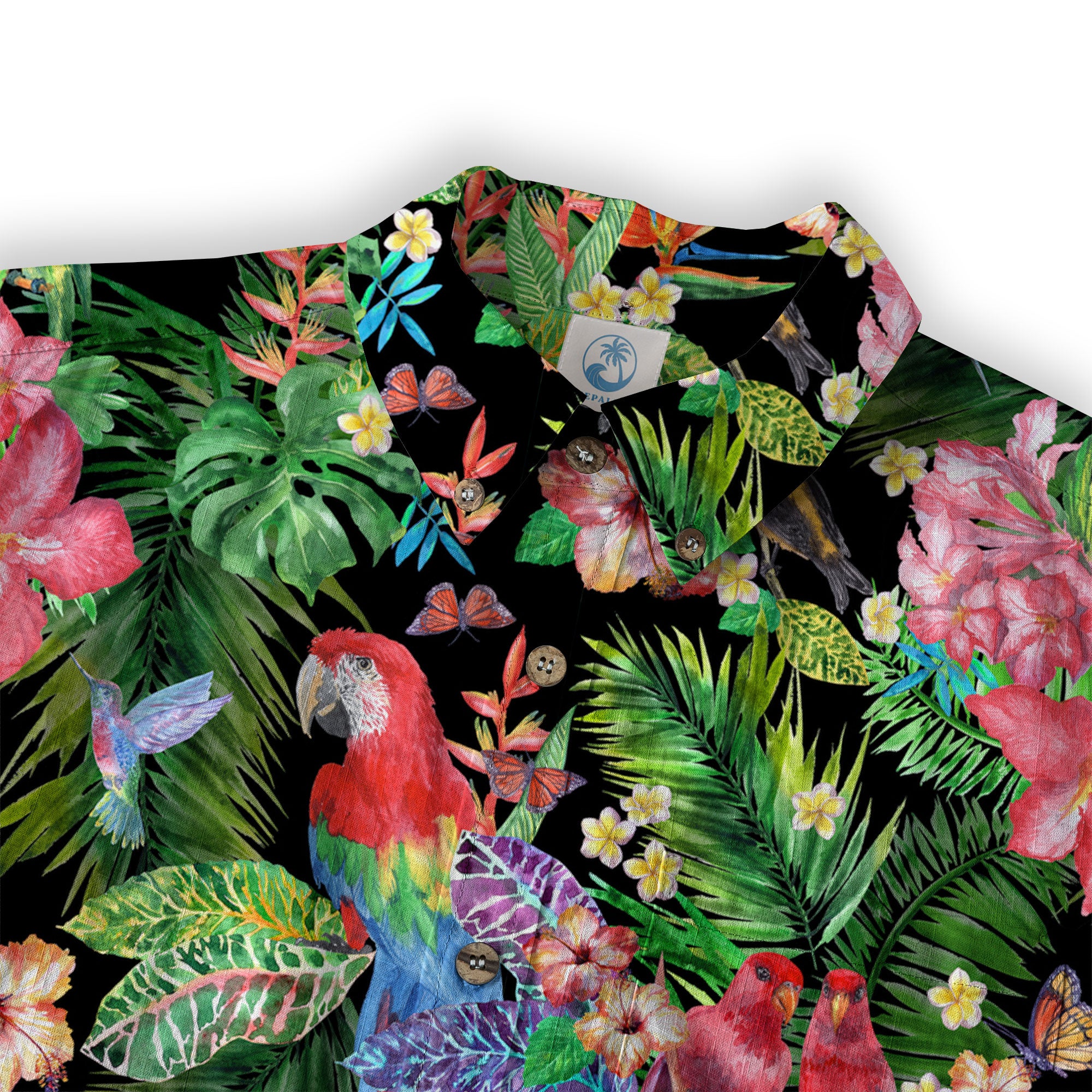 Parrot Hawaii Shirt for Men Women - Tropical Hawaiian Shirt - The Palmix