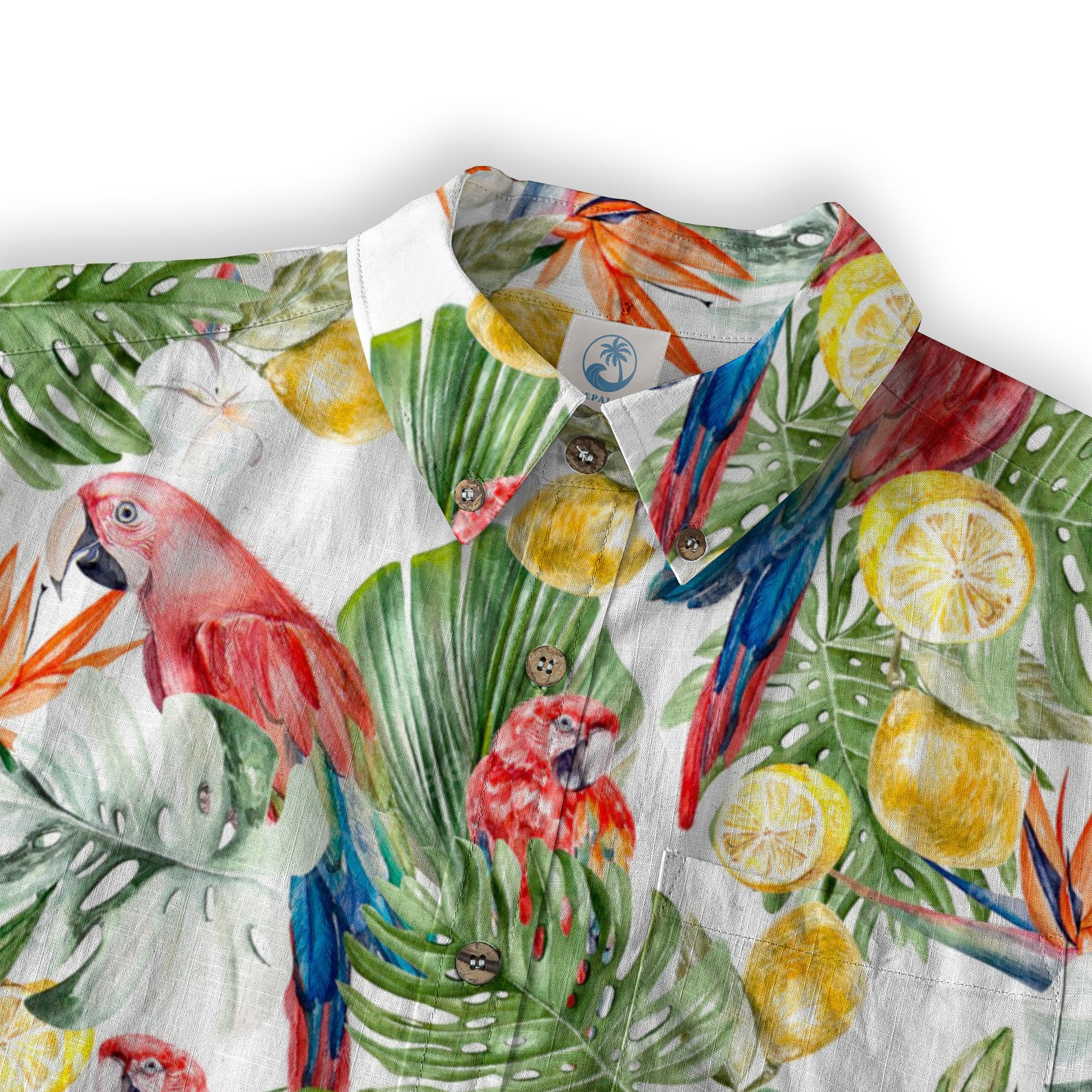 Parrot Beautiful Watercolor Tropical Pattern Hawaii Shirt - The Palmix