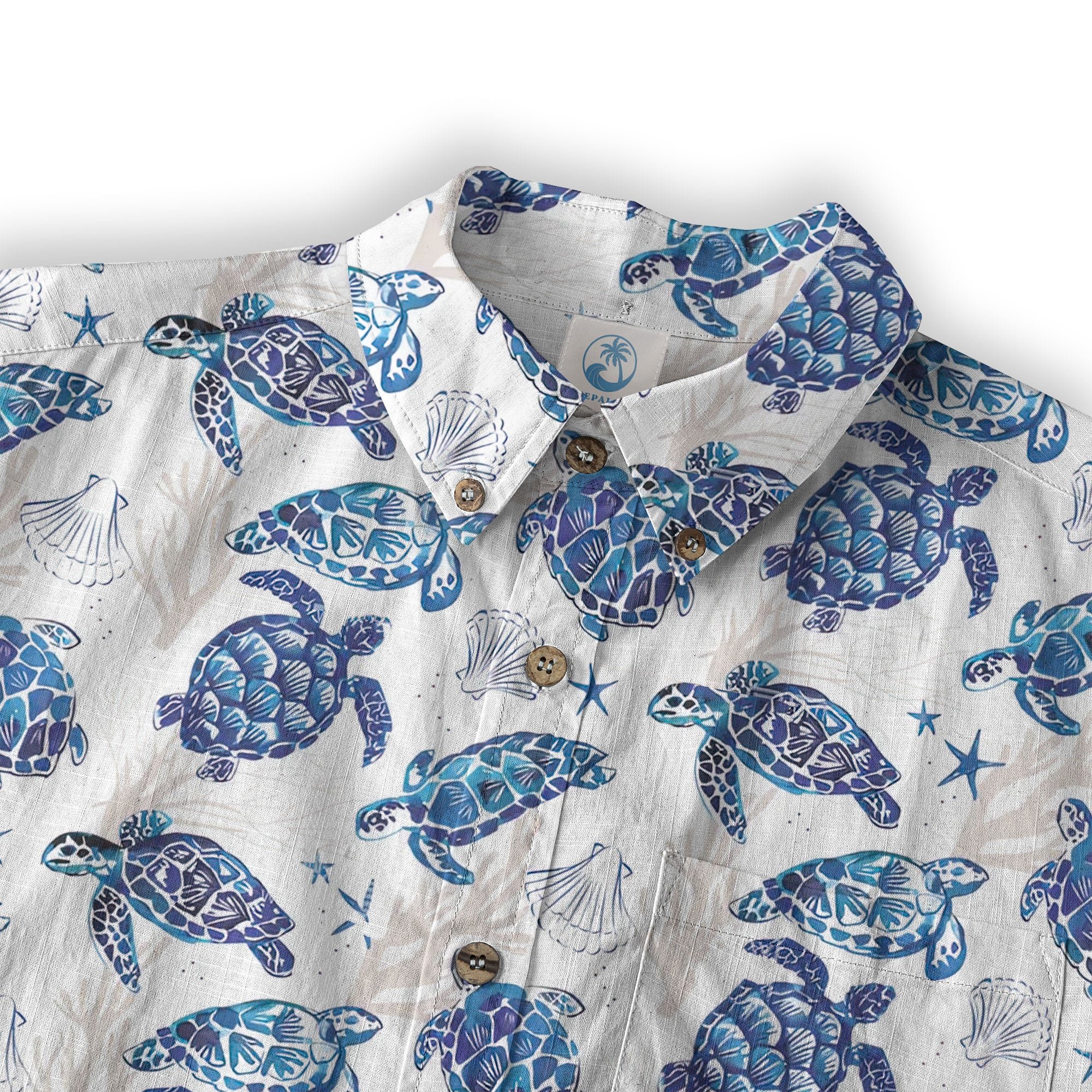 Ocean Animals Hawaii Shirt, Turtle Hawaii Shirt - The Palmix