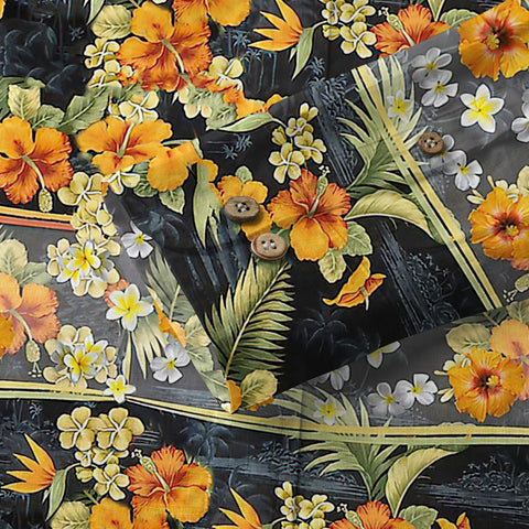 Maori Pattern Short Sleeve Luau Beach Aloha Hawaiian Shirt, Vintage Hawaiian Pattern Shirt - The Palmix