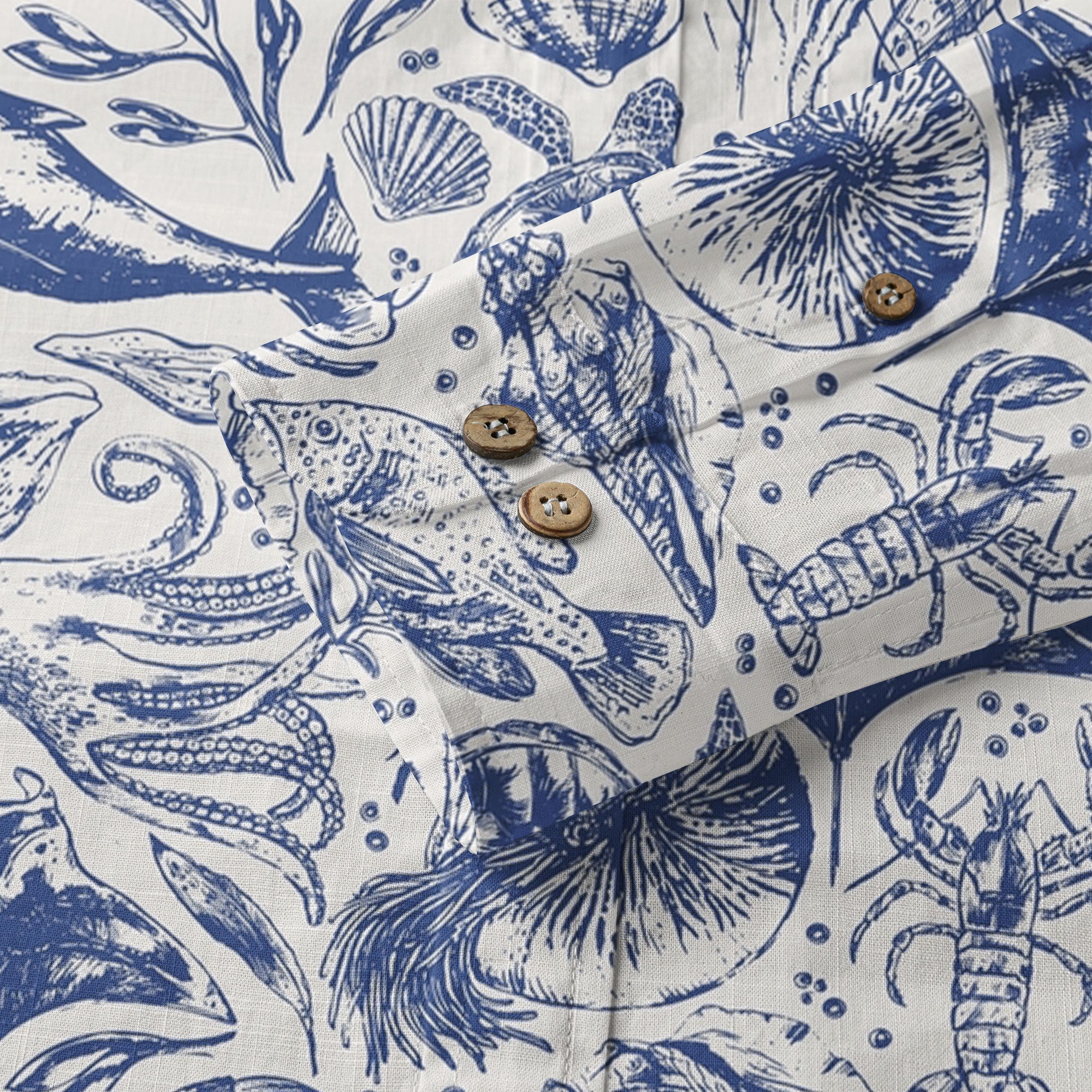 Ocean Animal Pattern Hawaii Shirt, Turtle Hawaiian Shirt for Men Women - The Palmix