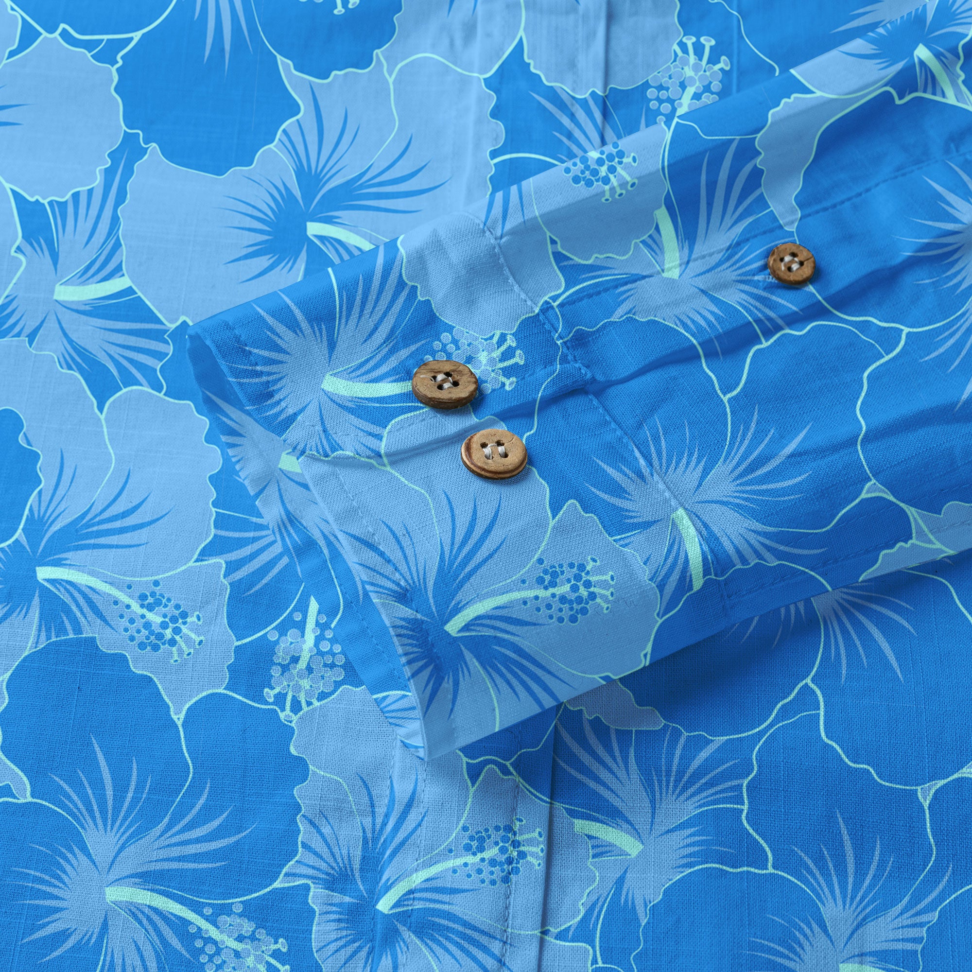 Hibiscus Floral Pattern Hawaii Shirt - The Palmix