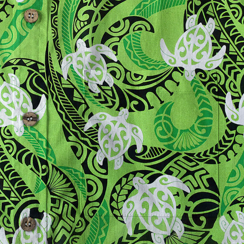 Turtle Floral Aloha Beach Long Sleeve Shirt, Ocean Turtle Long Shirt - The Palmix