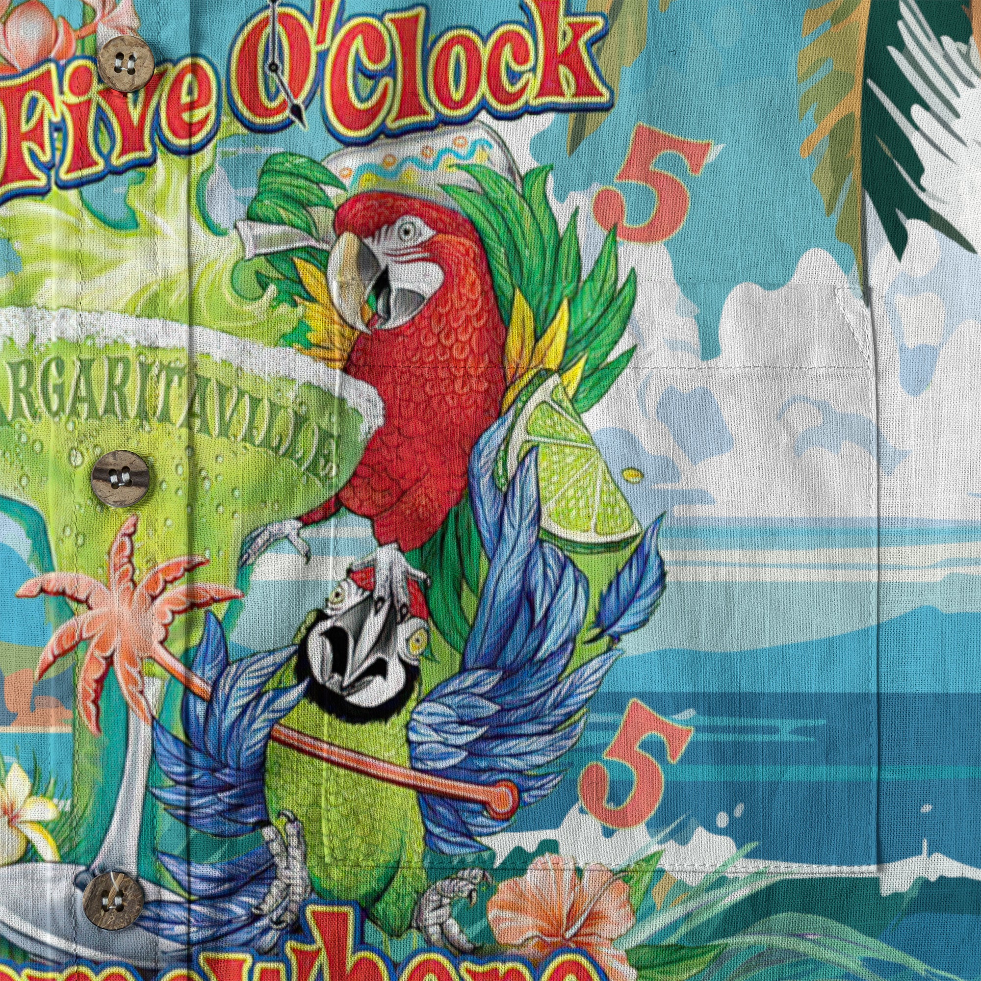 Parrot It’s 5 O’clock Somewhere Hawaiian Shirt - The Palmix