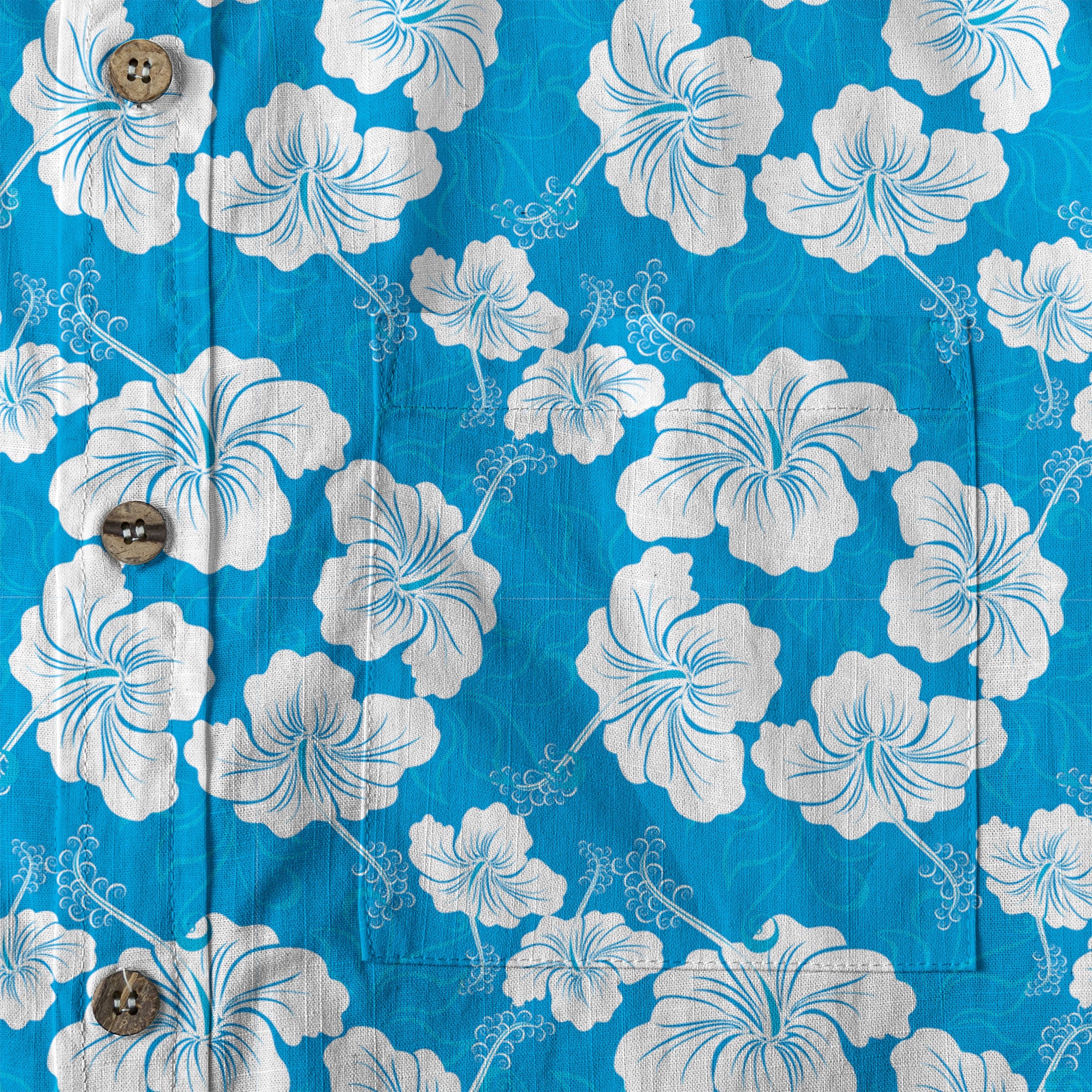Hibiscus Floral Pattern Hawaii Shirt - The Palmix