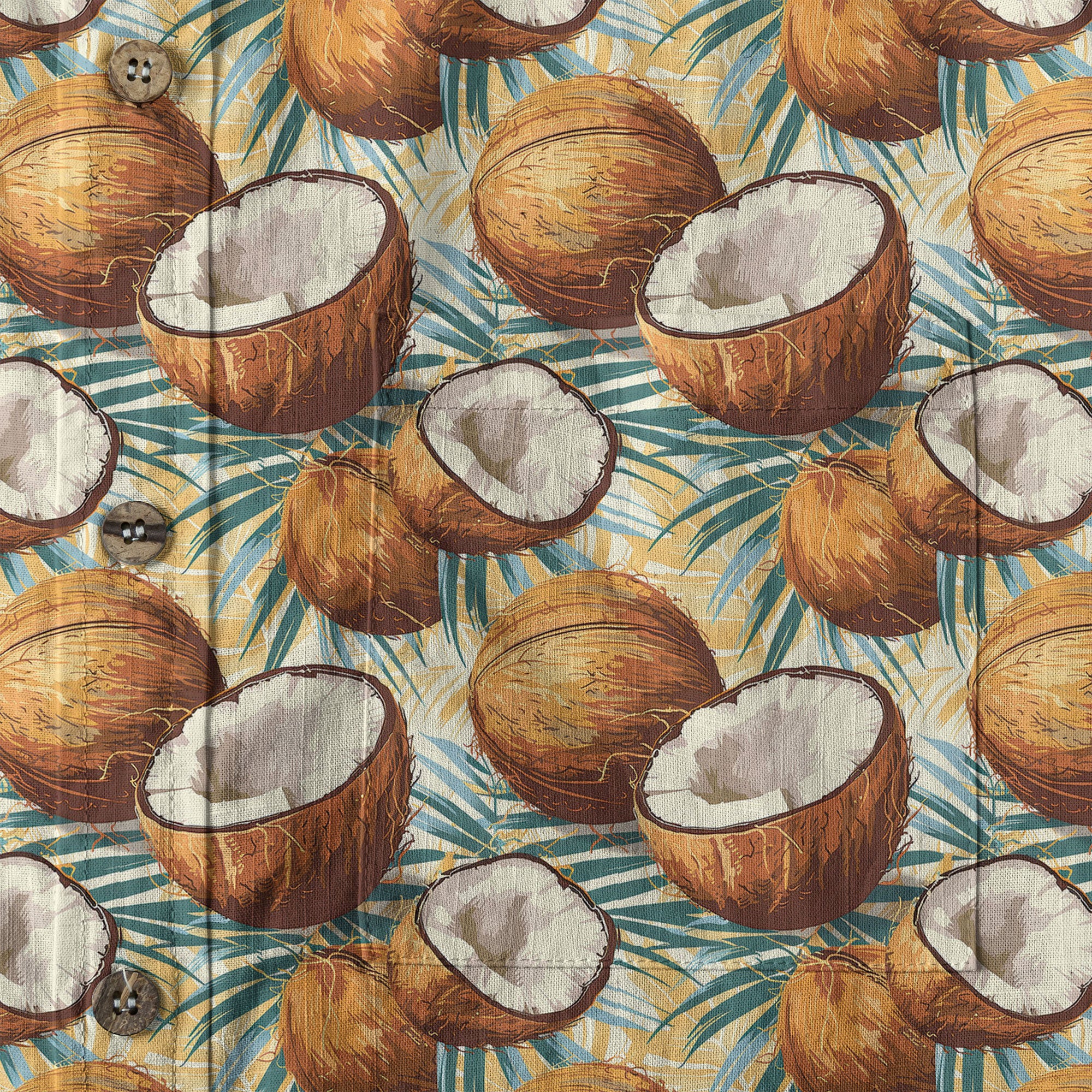 Sunset Trees Pattern Hawaii Shirt, Coconut Pattern Hawaii Shirt, Summer Beach Shirt - The Palmix