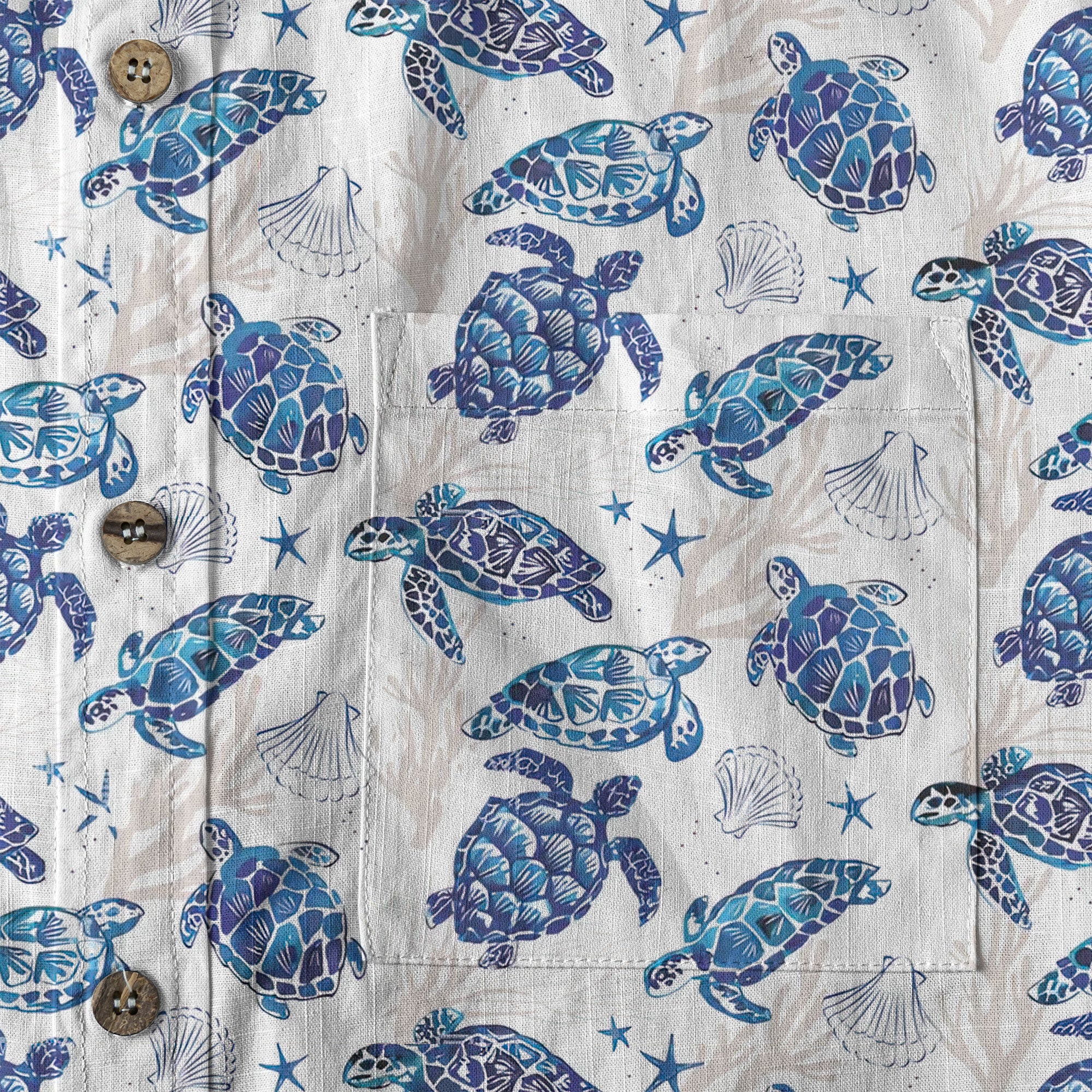 Ocean Animals Hawaii Shirt, Turtle Hawaii Shirt - The Palmix