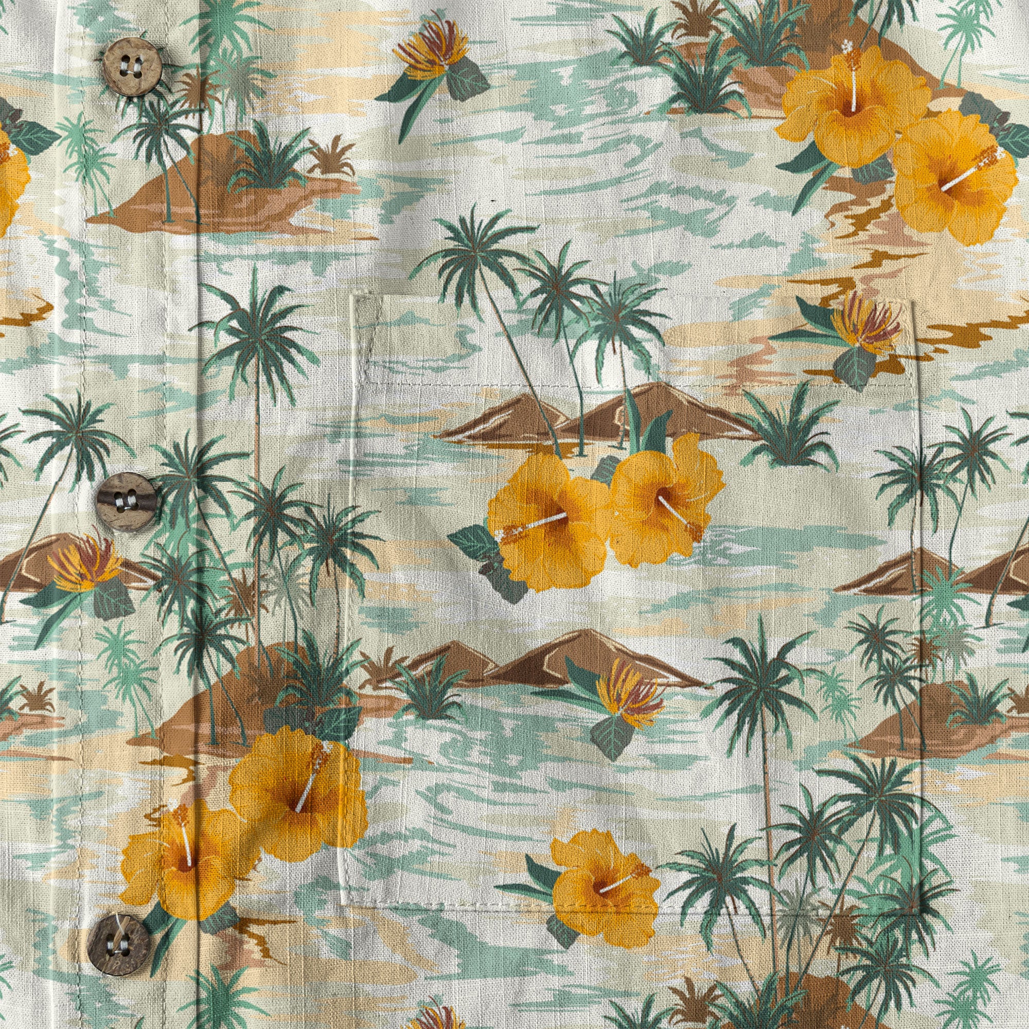 Ocean Animals Hawaiian Button Up Long Sleeve Shirt, Sea Hawaii Shirt - The Palmix