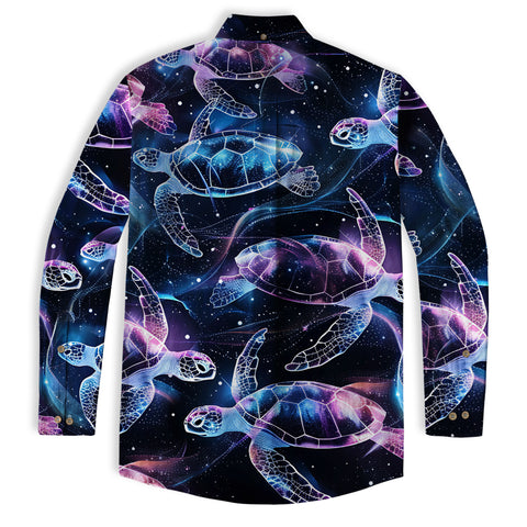 Sea Turtle Hawaiian Shirts for Men Women Youth, Vintage Sea Turtle Aloha Summer Beach Shirt - The Palmix