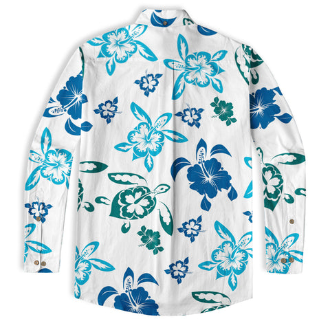 Sea Turtle Hawaiian Shirts for Men Women Youth, Vintage Sea Turtle Aloha Summer Beach Shirt - The Palmix