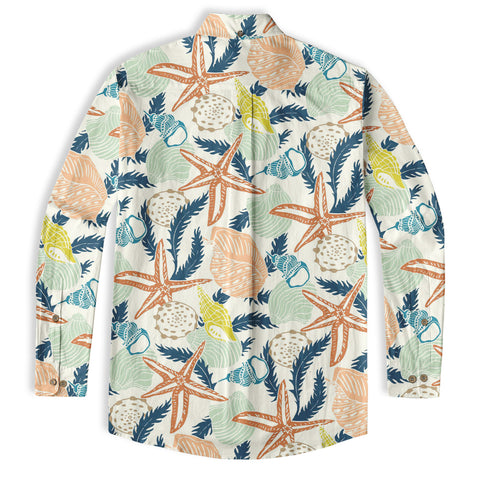 Tropical Floral Short Sleeve Luau Beach Aloha Hawaiian Shirt - The Palmix