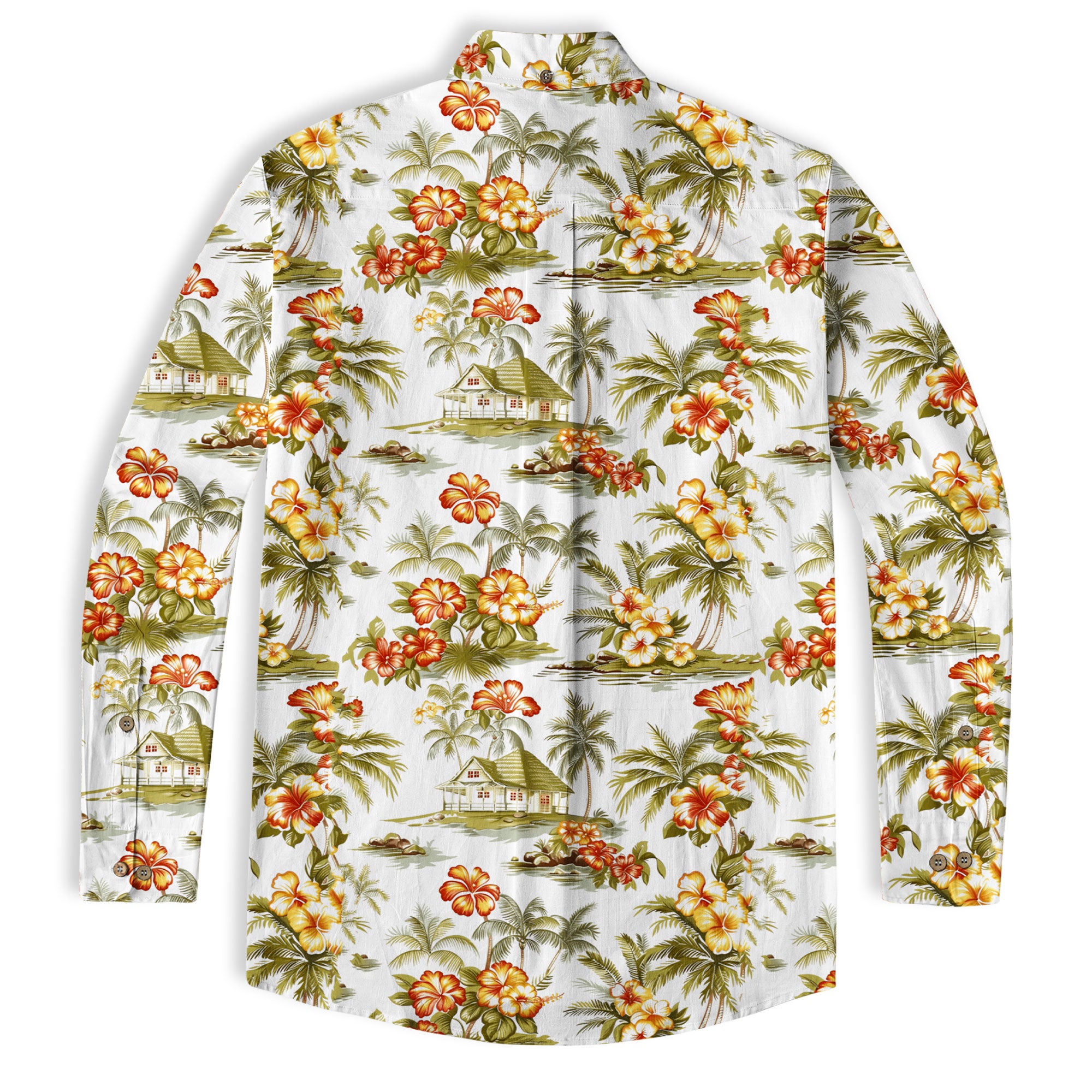 Maori Pattern Short Sleeve Luau Beach Aloha Hawaiian Shirt, Vintage Hawaiian Pattern Shirt - The Palmix