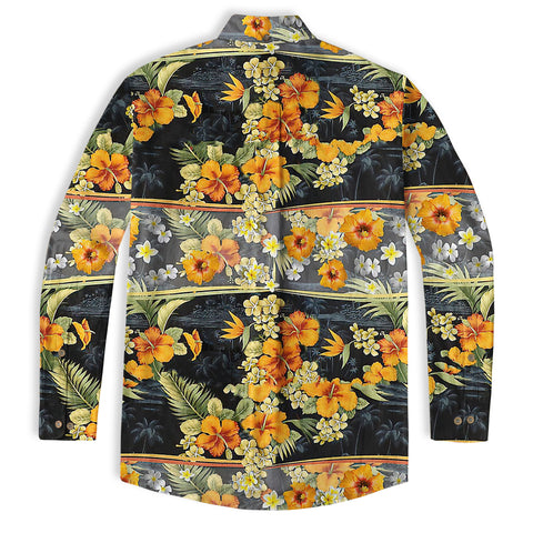 Maori Pattern Short Sleeve Luau Beach Aloha Hawaiian Shirt, Vintage Hawaiian Pattern Shirt - The Palmix