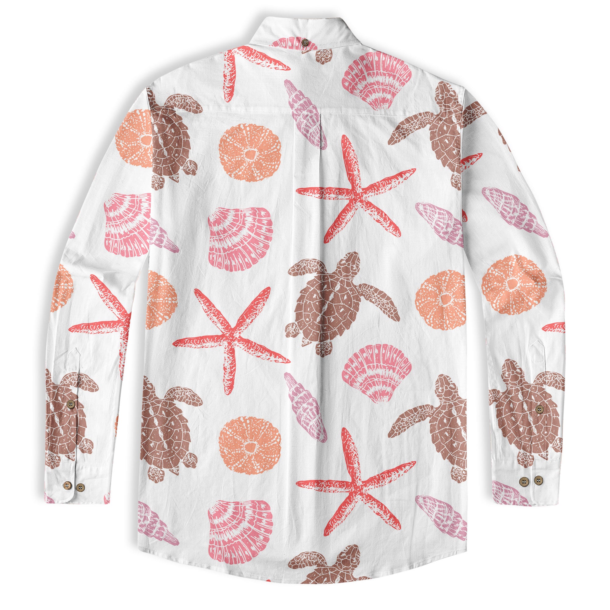 Ocean Animal Pattern Hawaii Shirt, Turtle Hawaiian Shirt for Men Women - The Palmix
