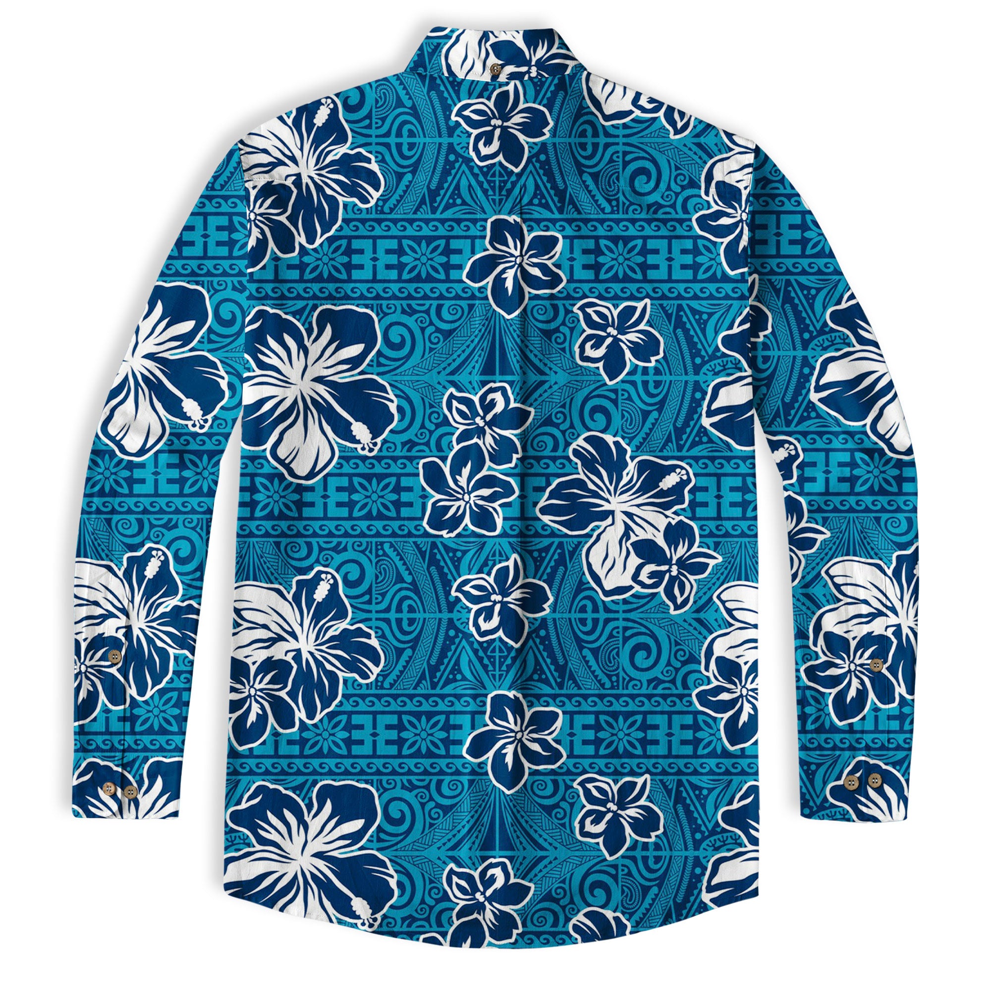 Hibiscus Floral Pattern Hawaii Shirt - The Palmix
