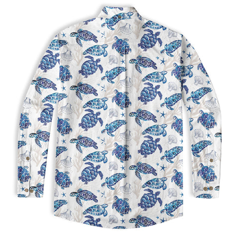 Ocean Animals Hawaii Shirt, Turtle Hawaii Shirt - The Palmix