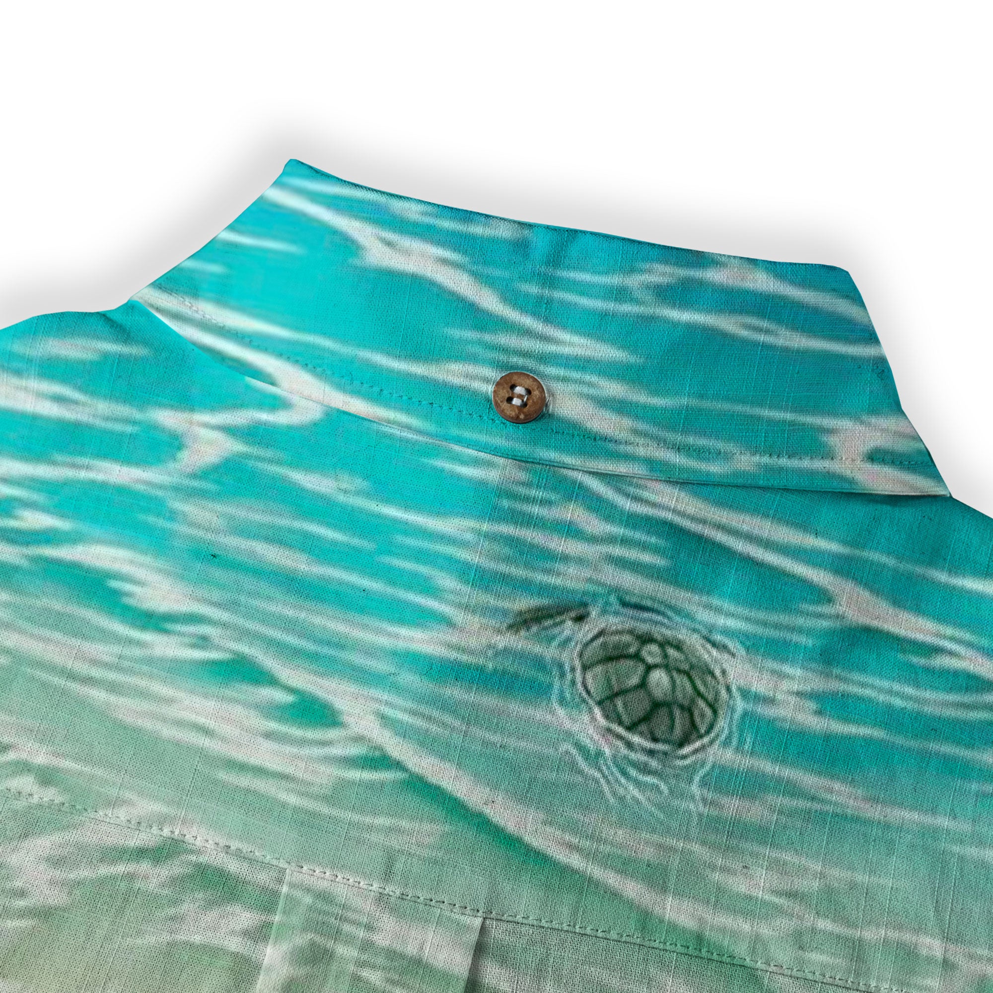 Turtle Mens Hawaiian Long Sleeve Shirt, Turtle Casual Button Down Long Sleeve - The Palmix