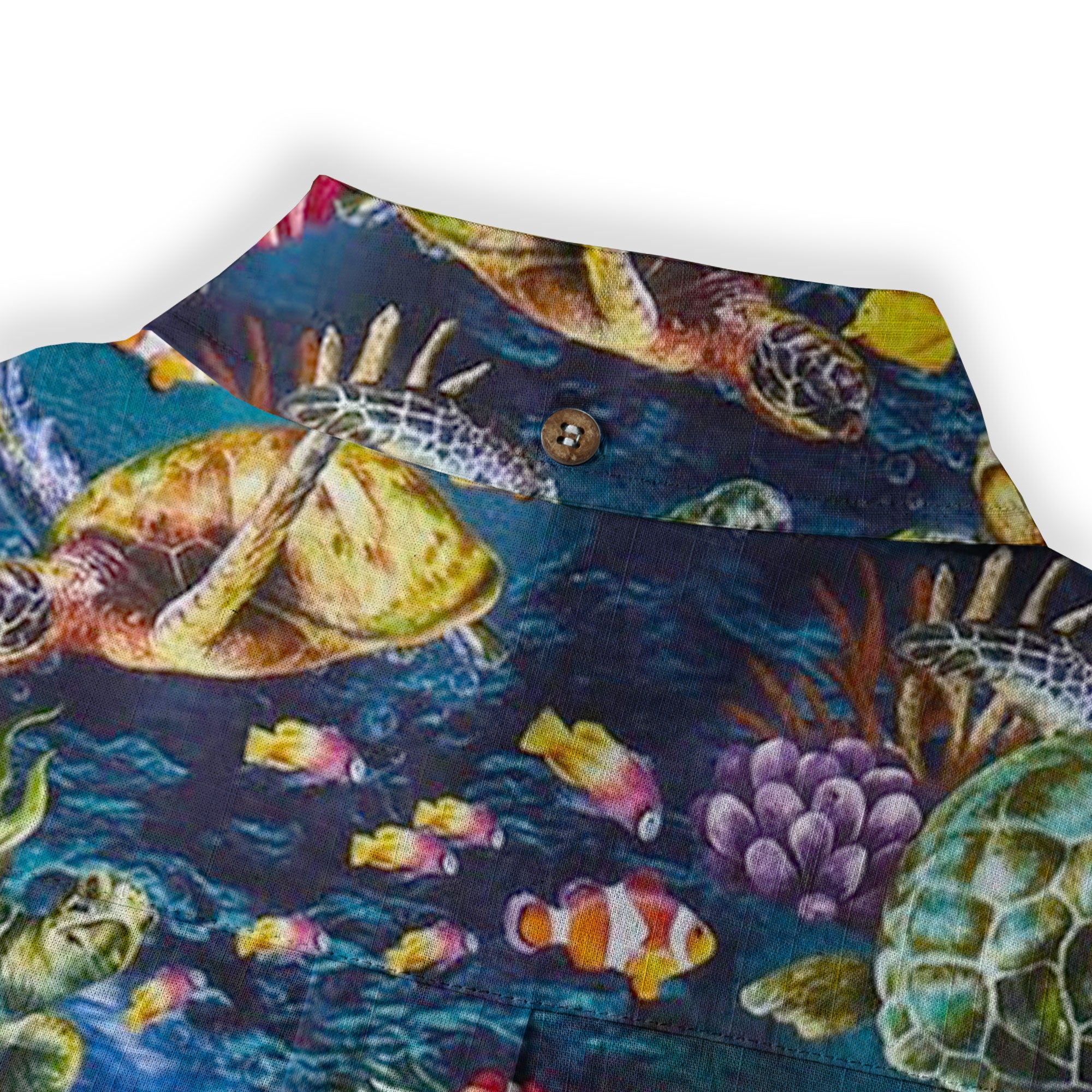 Tropical Turtle Hawaiian Shirts for Men Women, Sea Turtle Aloha Summer Beach Shirt - The Palmix