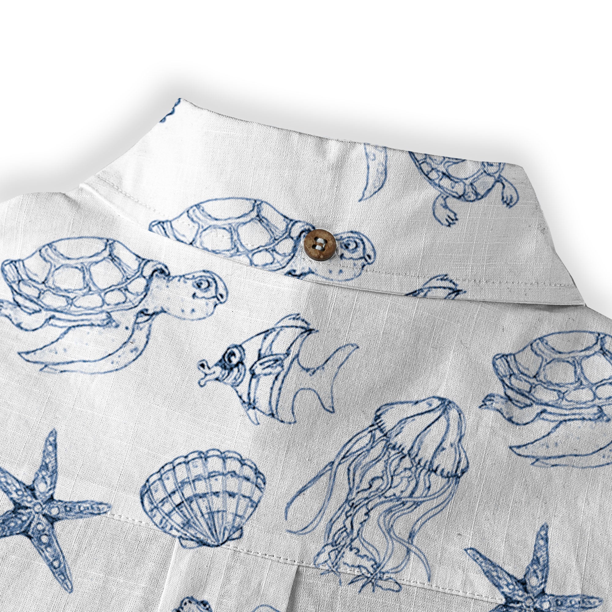 Sea Turtle Hawaiian Shirts for Men Women Youth, Vintage Sea Turtle Aloha Summer Beach Shirt - The Palmix