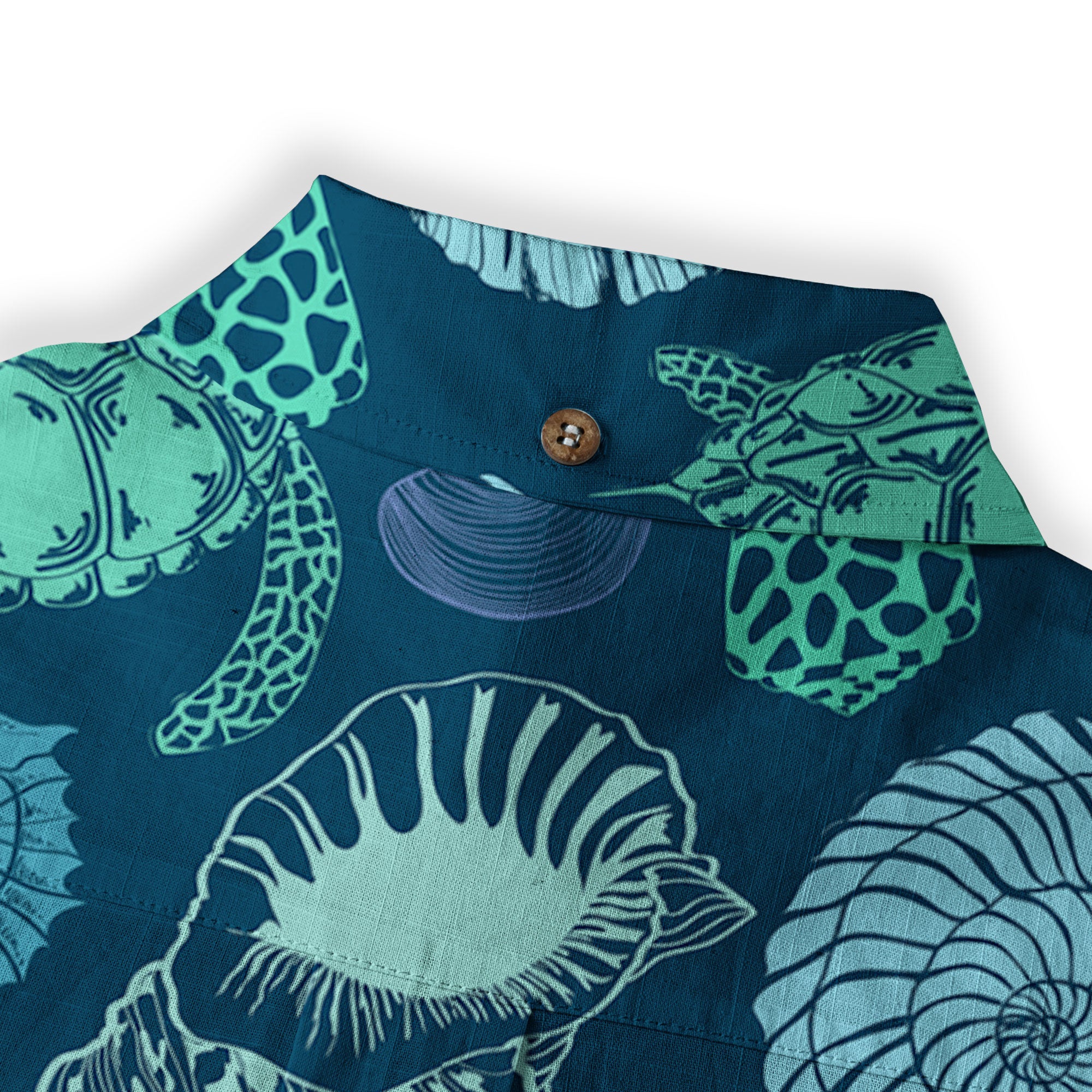 Turtle Aloha Shirt, Turtle Ocean Hawaiian Shirt - The Palmix