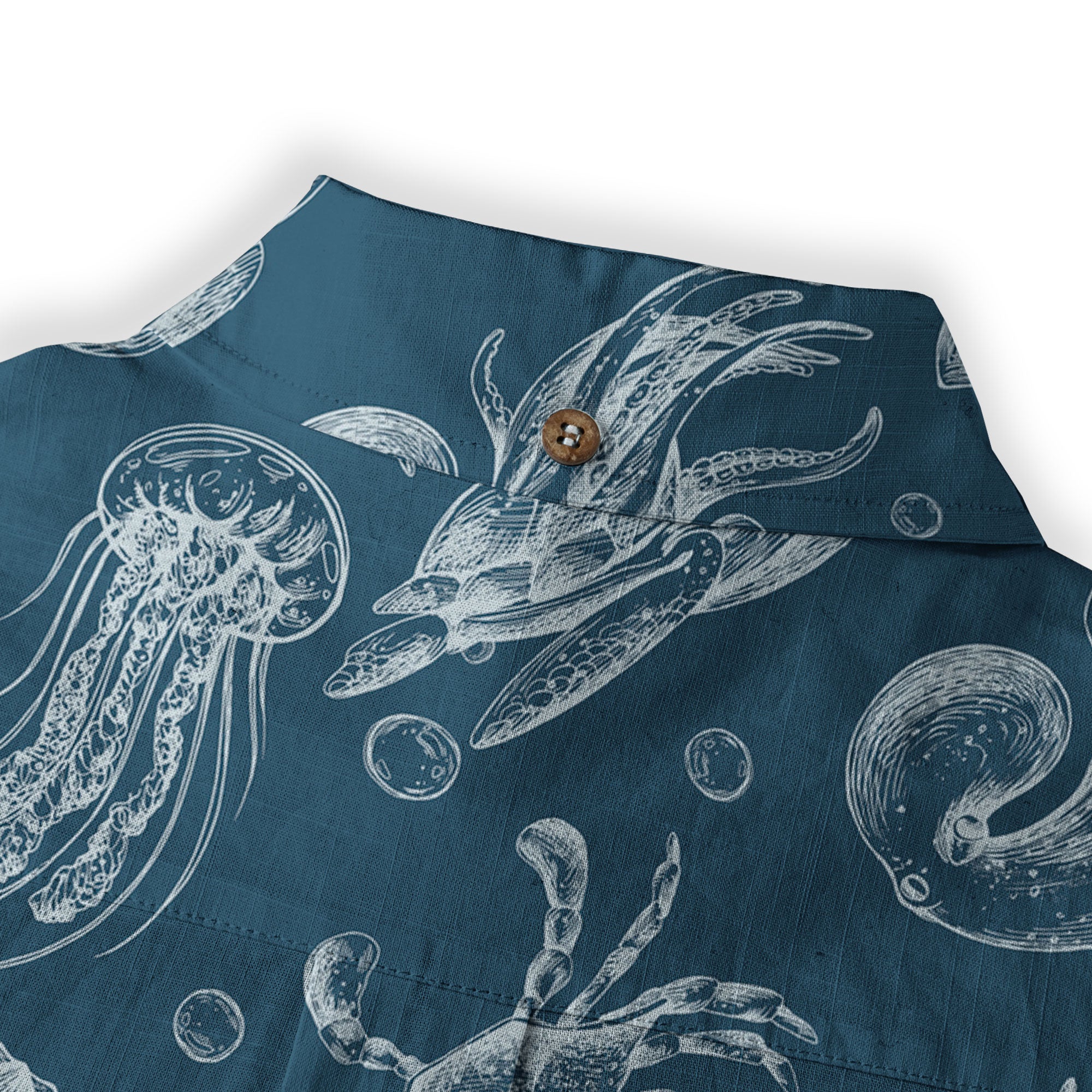 Sea Shells Animal Pattern Hawaii Shirt, Turtle Sea Shells Hawaiian Shirt for Men Women - The Palmix
