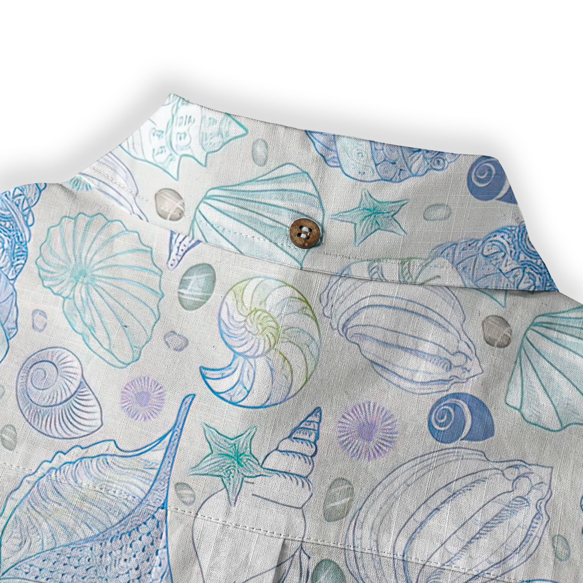 Sea Shells Animal Pattern Hawaii Shirt, Turtle Sea Shells Hawaiian Shirt for Men Women - The Palmix