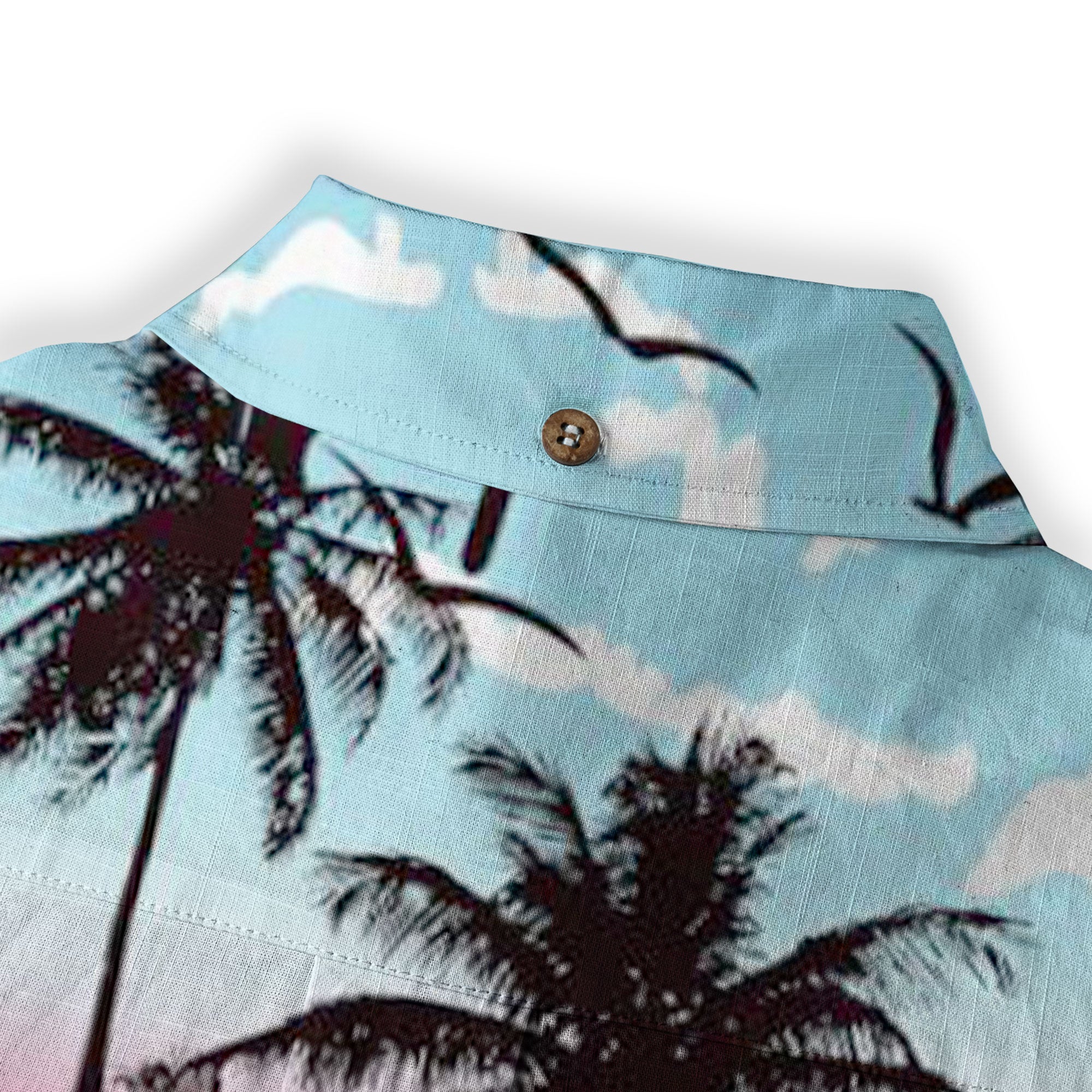 Sunset Trees Pattern Hawaii Shirt, Coconut Pattern Hawaii Shirt, Summer Beach Shirt - The Palmix