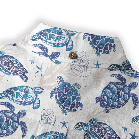 Ocean Animals Hawaii Shirt, Turtle Hawaii Shirt - The Palmix