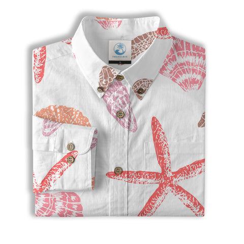 Ocean Animal Pattern Hawaii Shirt, Turtle Hawaiian Shirt for Men Women - The Palmix