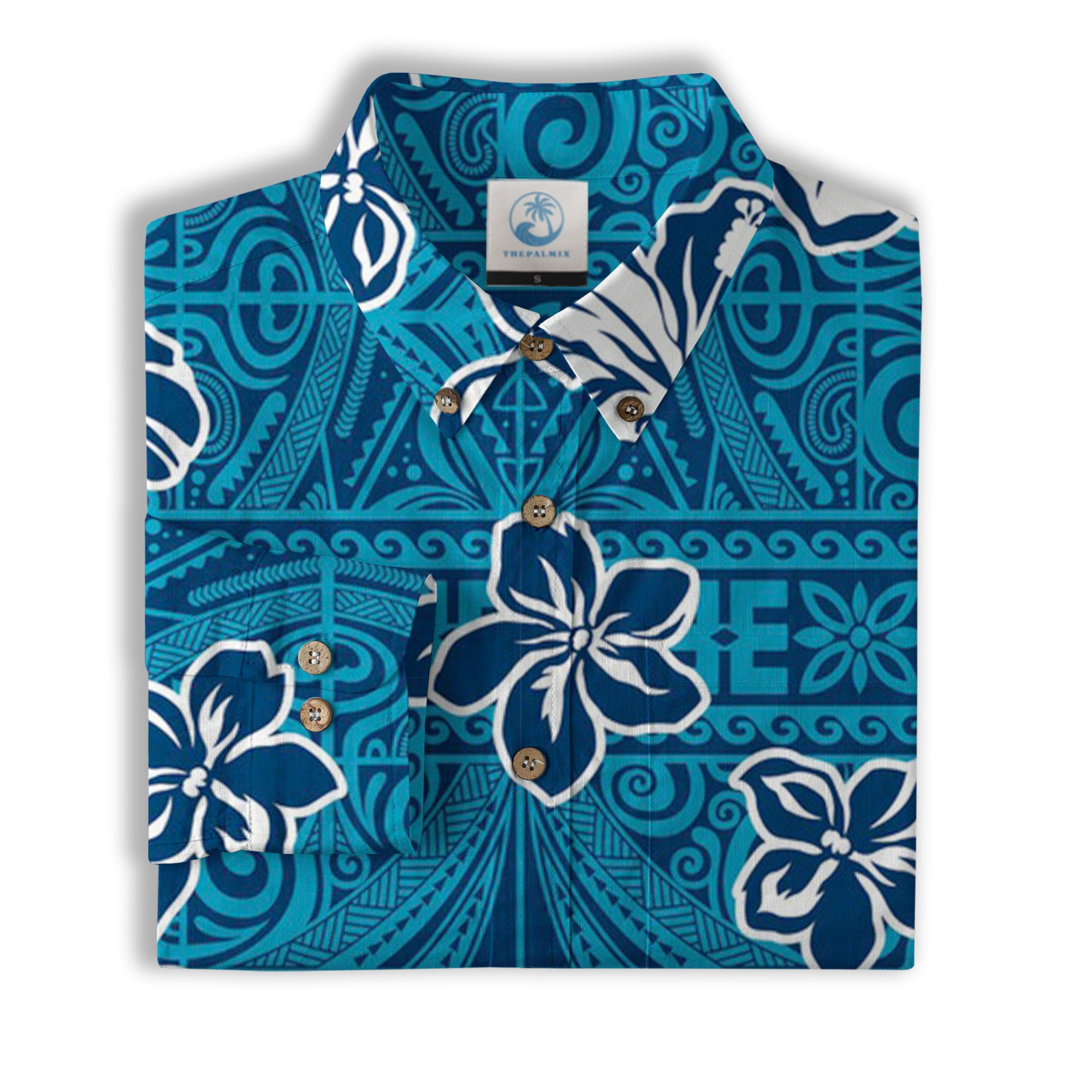 Hibiscus Floral Pattern Hawaii Shirt - The Palmix