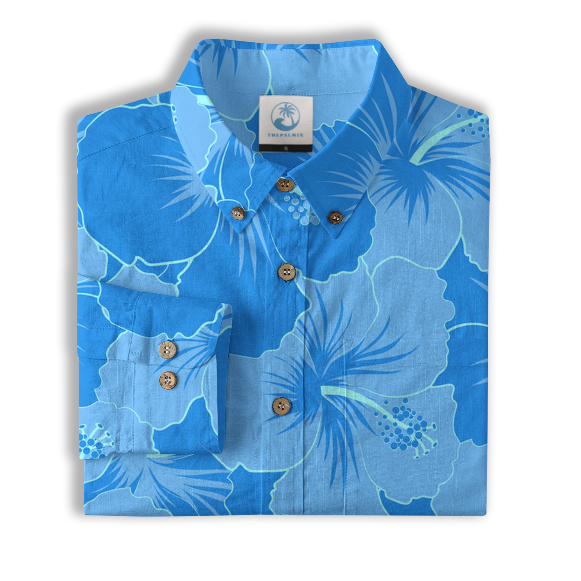 Hibiscus Floral Pattern Hawaii Shirt - The Palmix