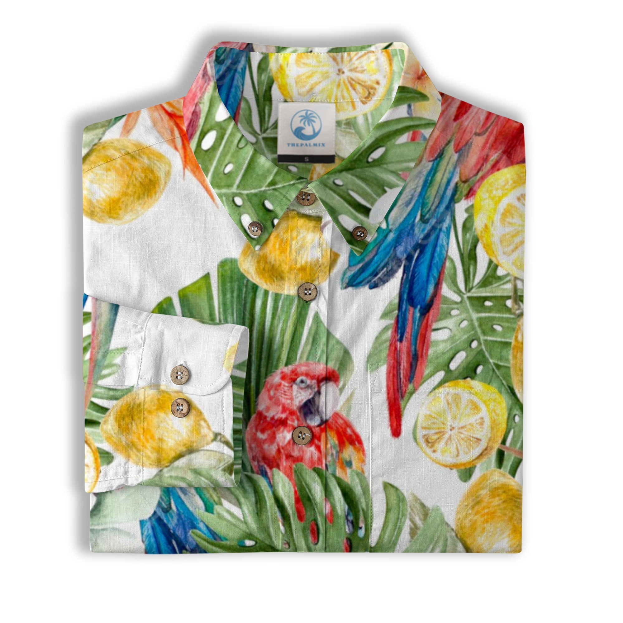 Parrot Beautiful Watercolor Tropical Pattern Hawaii Shirt - The Palmix