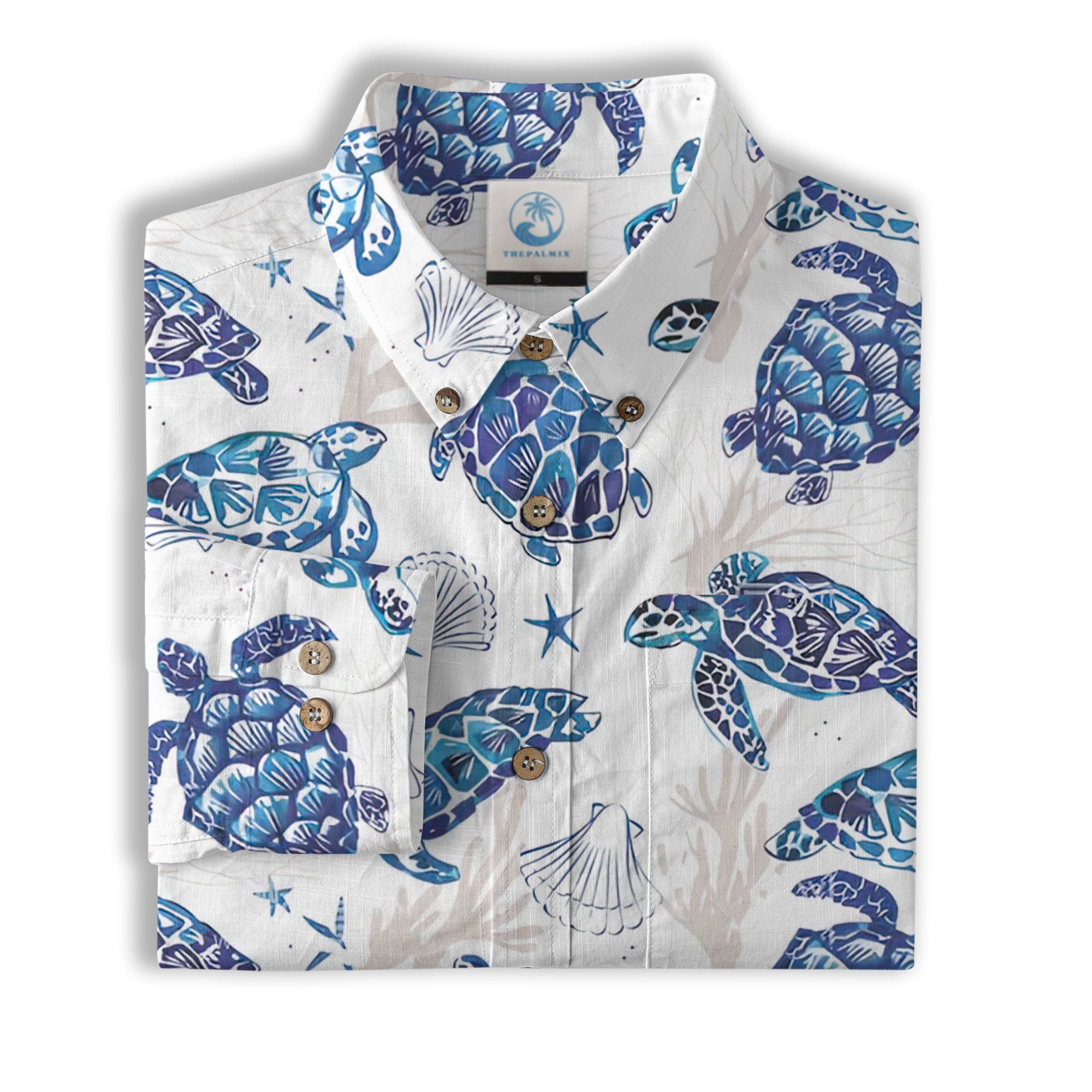 Ocean Animals Hawaii Shirt, Turtle Hawaii Shirt - The Palmix