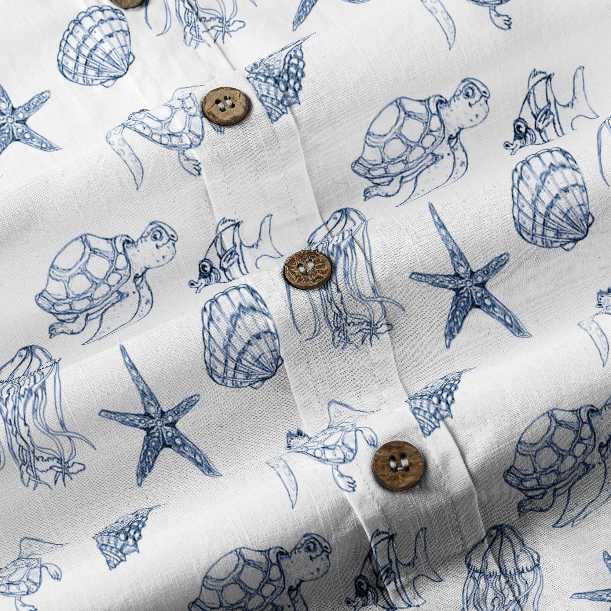 Sea Turtle Hawaiian Shirts for Men Women Youth, Vintage Sea Turtle Aloha Summer Beach Shirt - The Palmix