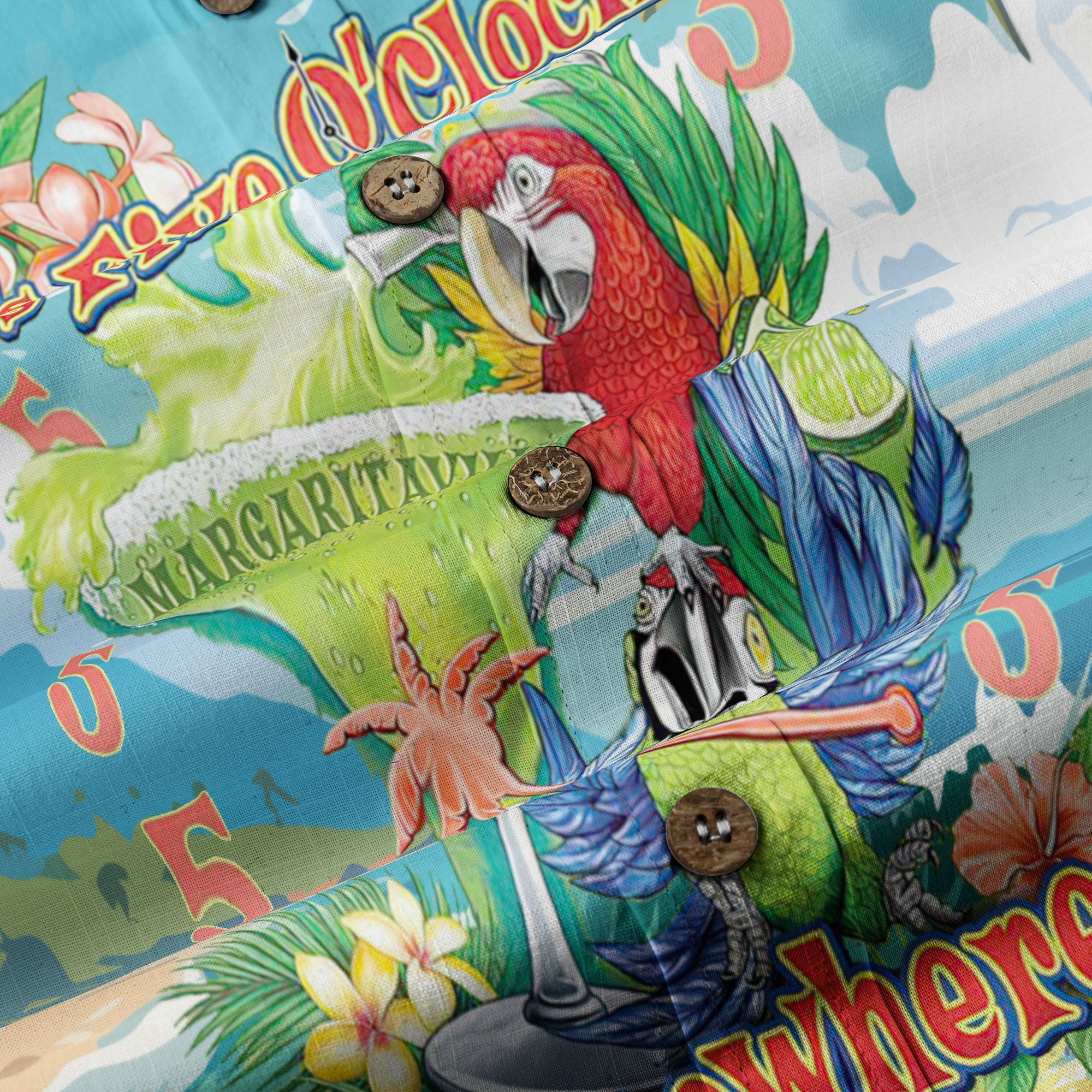 Parrot It’s 5 O’clock Somewhere Hawaiian Shirt - The Palmix