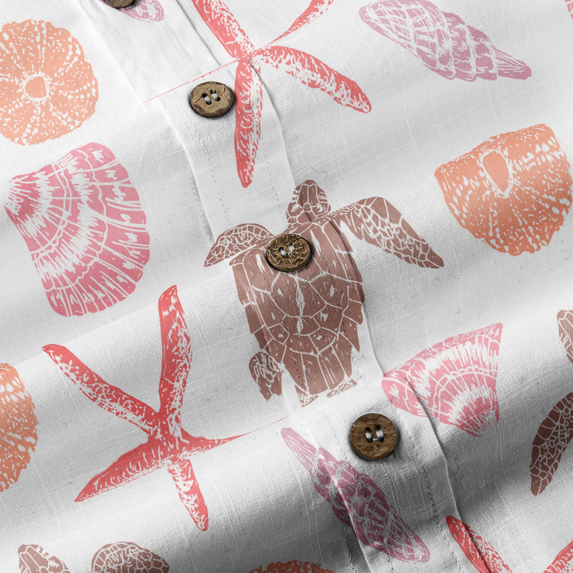 Ocean Animal Pattern Hawaii Shirt, Turtle Hawaiian Shirt for Men Women - The Palmix