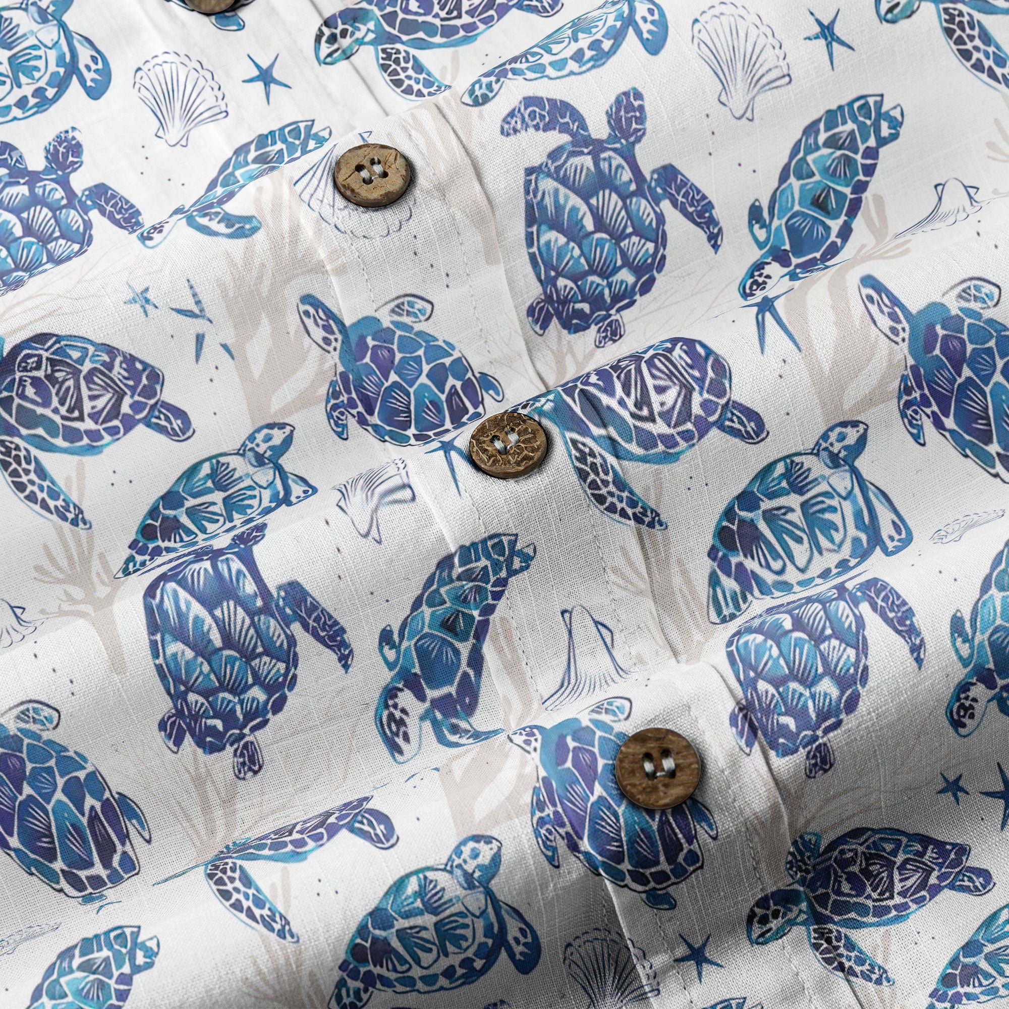 Ocean Animals Hawaii Shirt, Turtle Hawaii Shirt - The Palmix