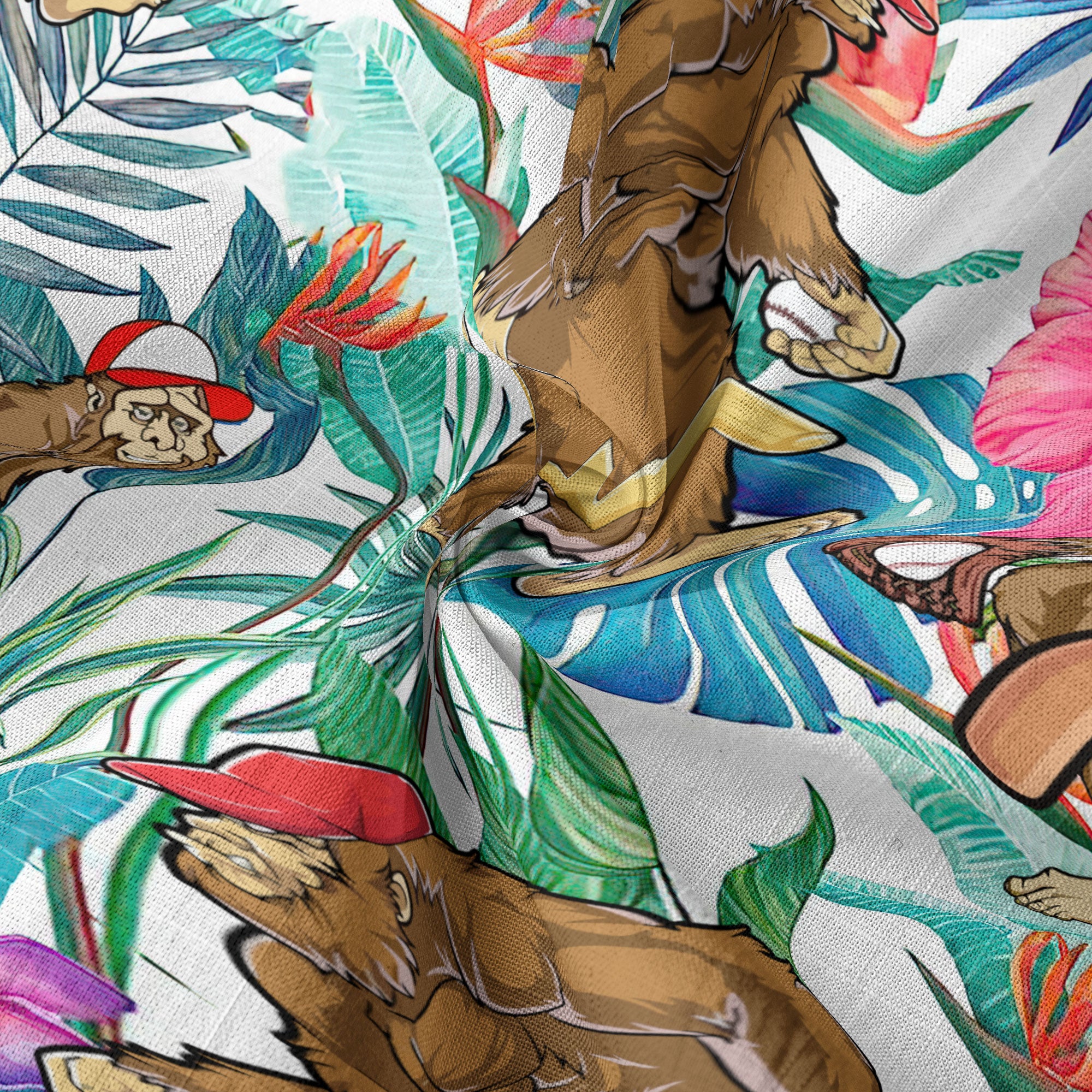 Bigfoot Baseball Hawaiian Shirt, Bigfoot Aloha Hawaii Shirt - The Palmix