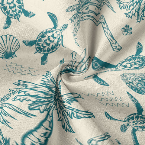 Turtle Aloha Shirt, Turtle Ocean Hawaiian Shirt - The Palmix