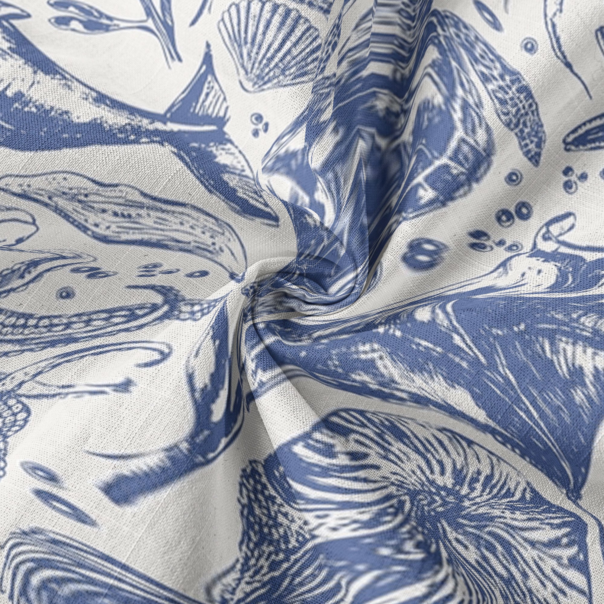 Ocean Animal Pattern Hawaii Shirt, Turtle Hawaiian Shirt for Men Women - The Palmix