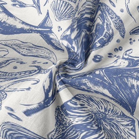 Ocean Animal Pattern Hawaii Shirt, Turtle Hawaiian Shirt for Men Women - The Palmix