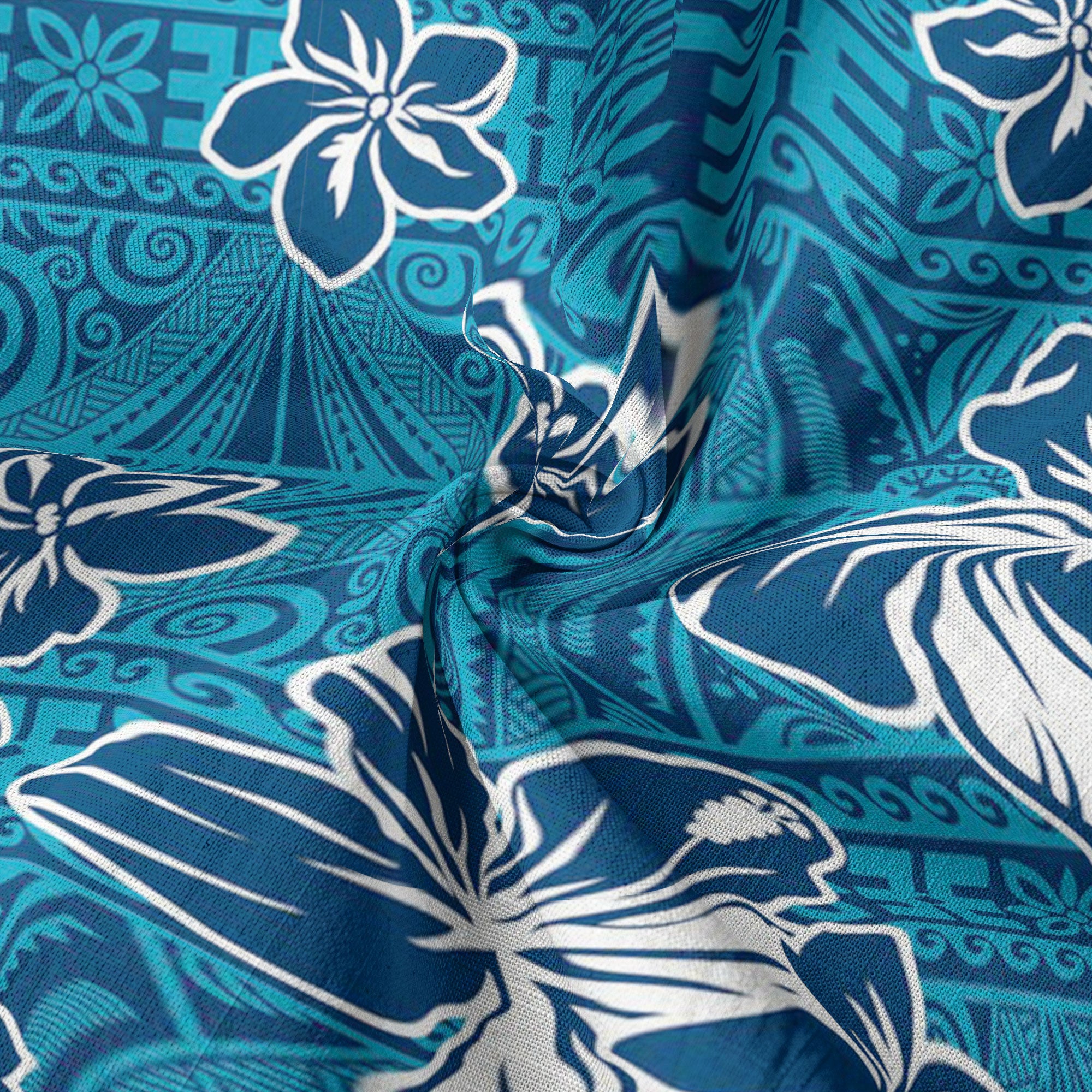Hibiscus Floral Pattern Hawaii Shirt - The Palmix