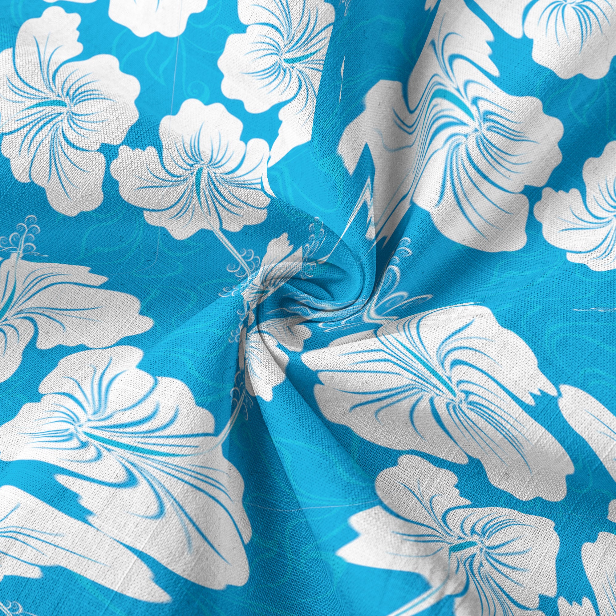 Hibiscus Floral Pattern Hawaii Shirt - The Palmix