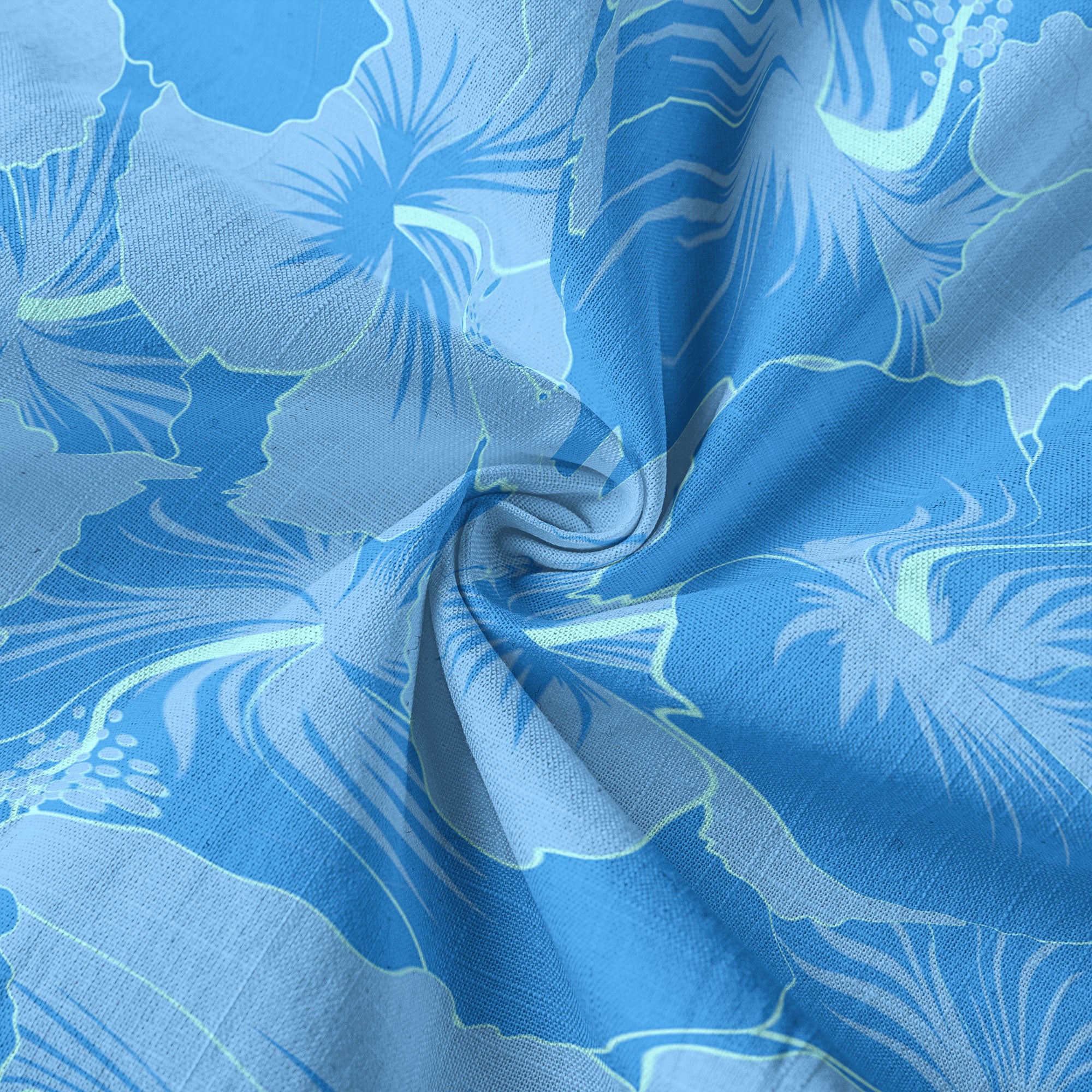 Hibiscus Floral Pattern Hawaii Shirt - The Palmix