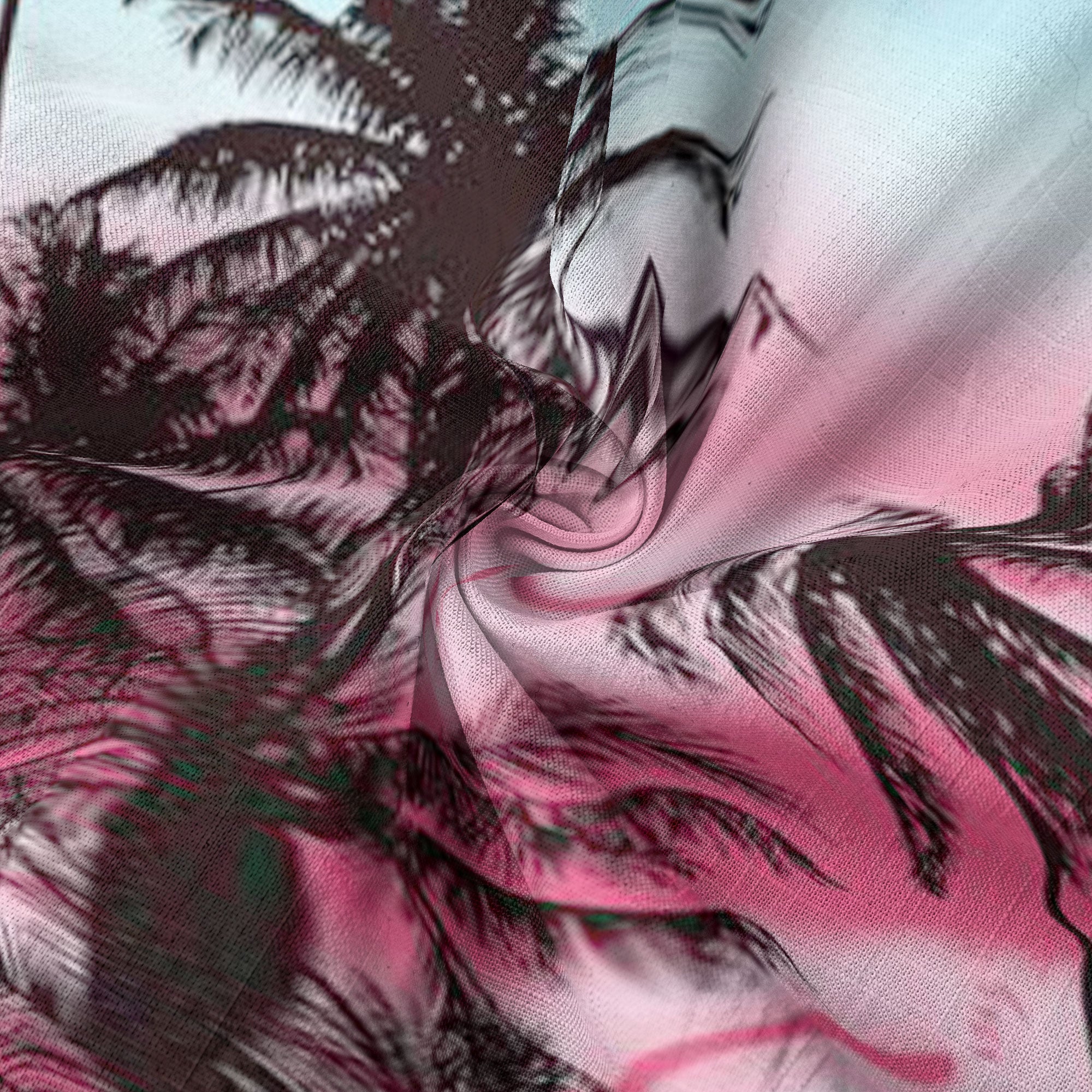 Sunset Trees Pattern Hawaii Shirt, Coconut Pattern Hawaii Shirt, Summer Beach Shirt - The Palmix