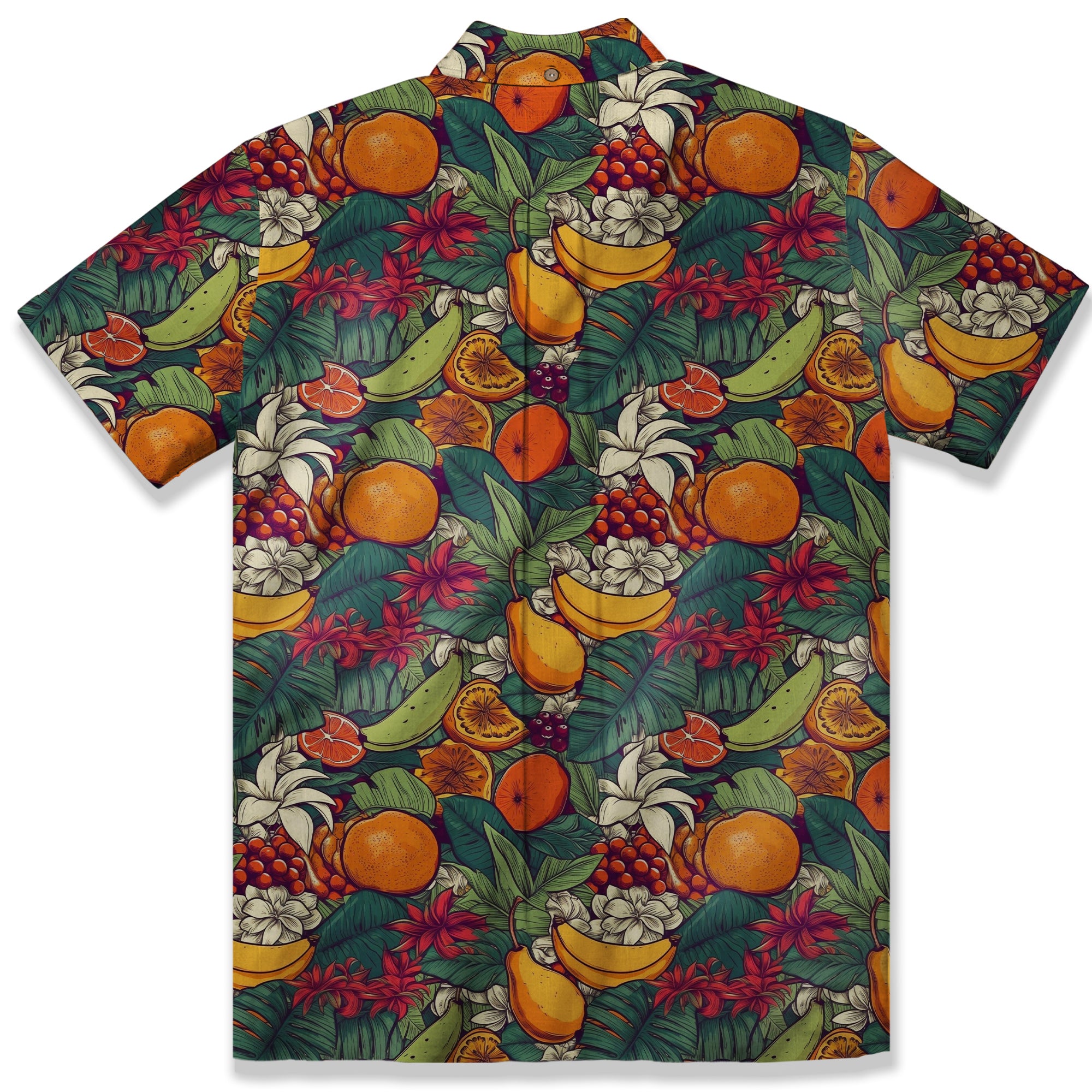 Vintage Hawaii Seamless Patterns, Tropical Fruits Summer Hawaii Shirt - The Palmix