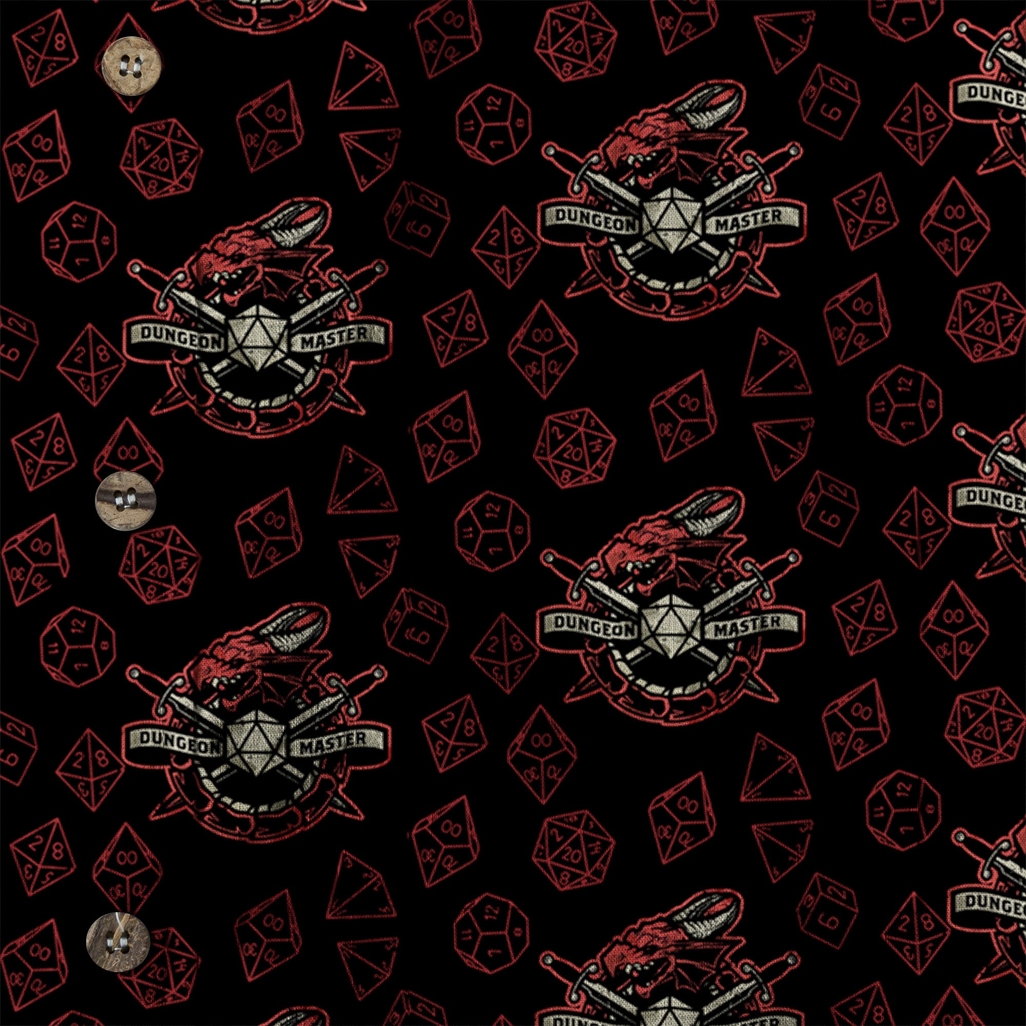 DND Celestrial Dice Pattern Aloha Hawaii Shirt, D20 Stars Constellation, Sun and Crescent Button Down Shirt - The Palmix