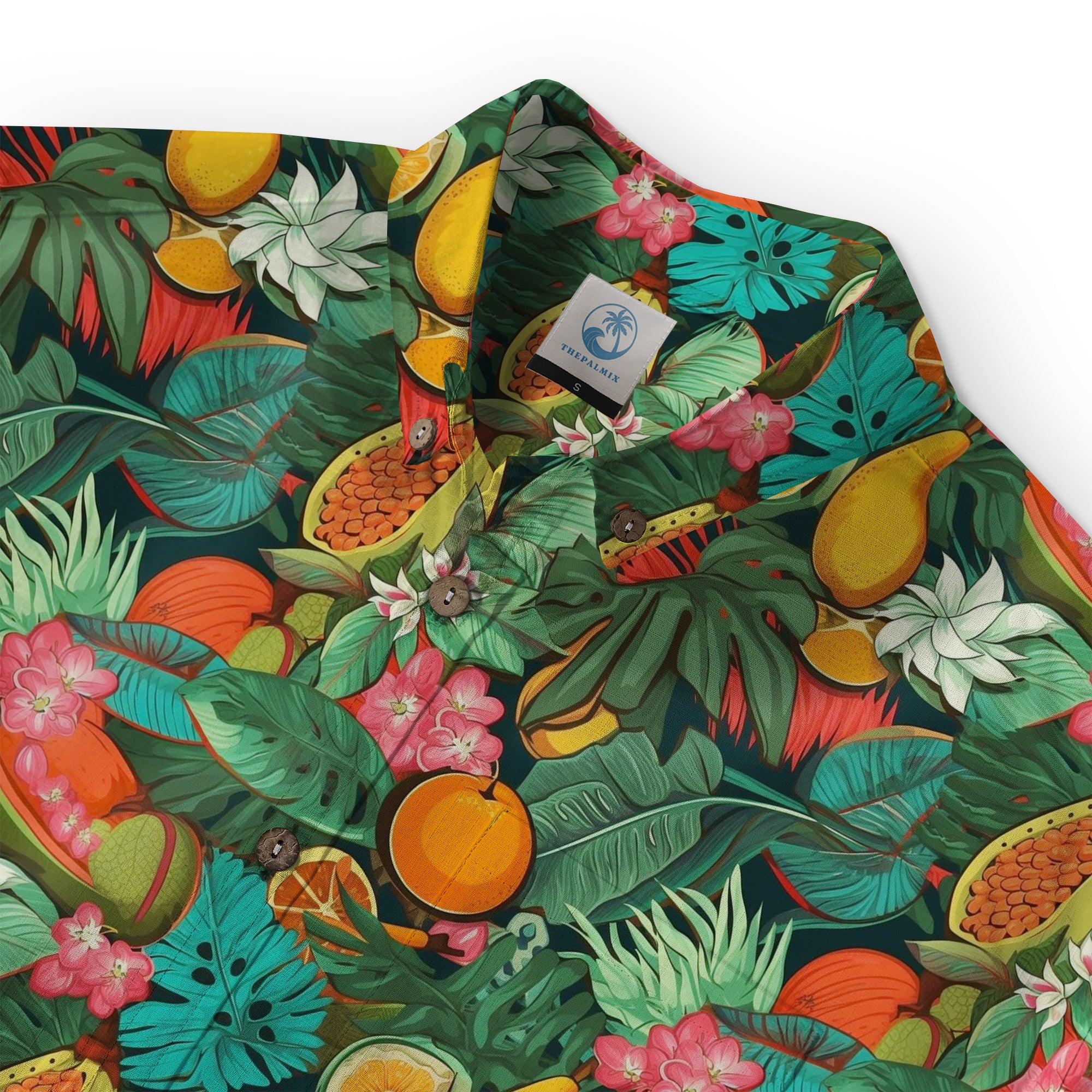 Vintage Hawaii Seamless Patterns, Tropical Fruits Summer Hawaii Shirt - The Palmix