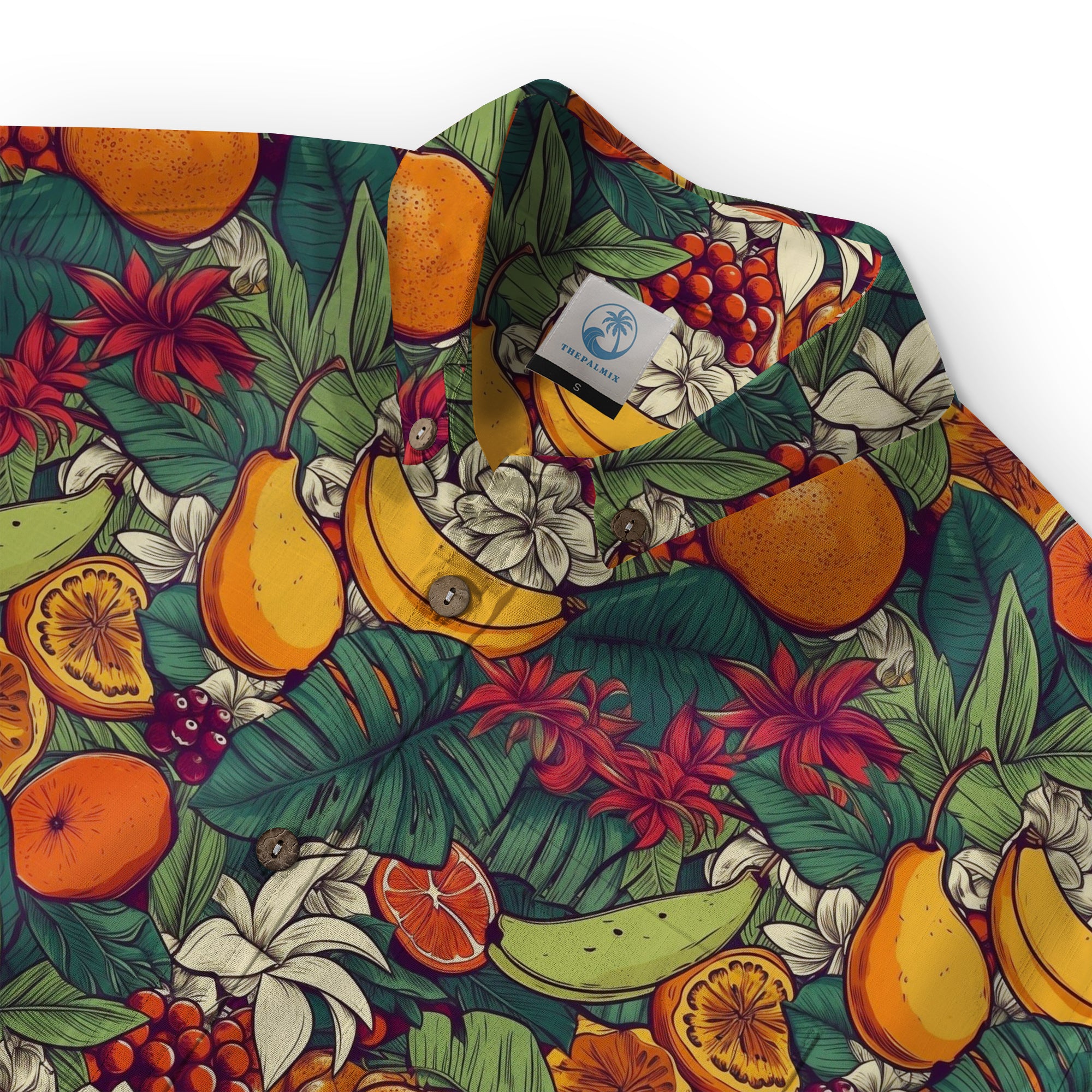 Vintage Hawaii Seamless Patterns, Tropical Fruits Summer Hawaii Shirt - The Palmix