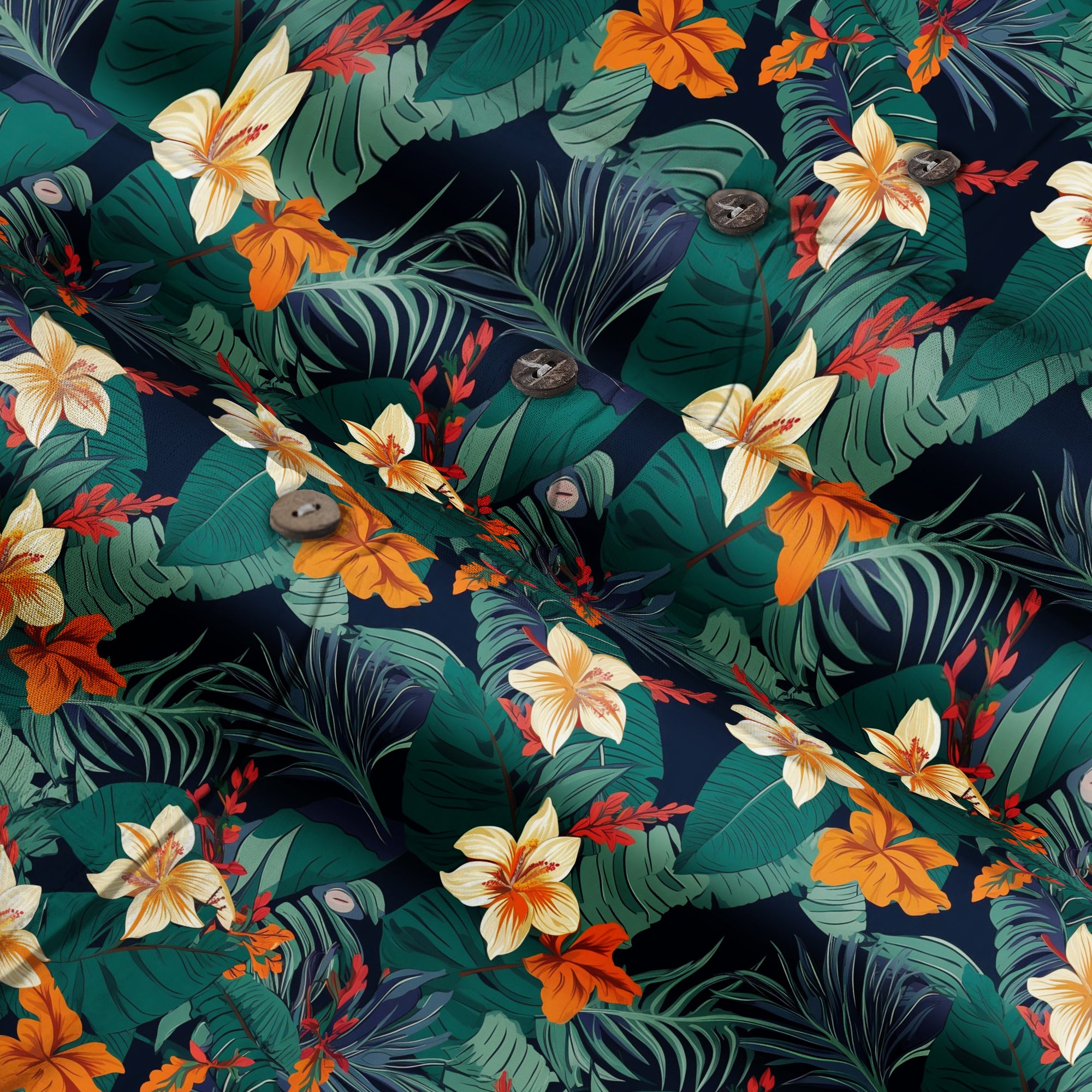 Aloha Pineapple Vibrant Tropical Beach Patterns Aloha Hawaii Shirt - The Palmix